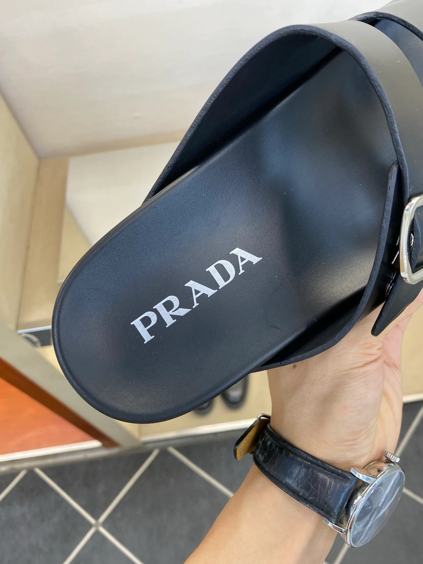 Шлепанцы Мужские Prada 15326413