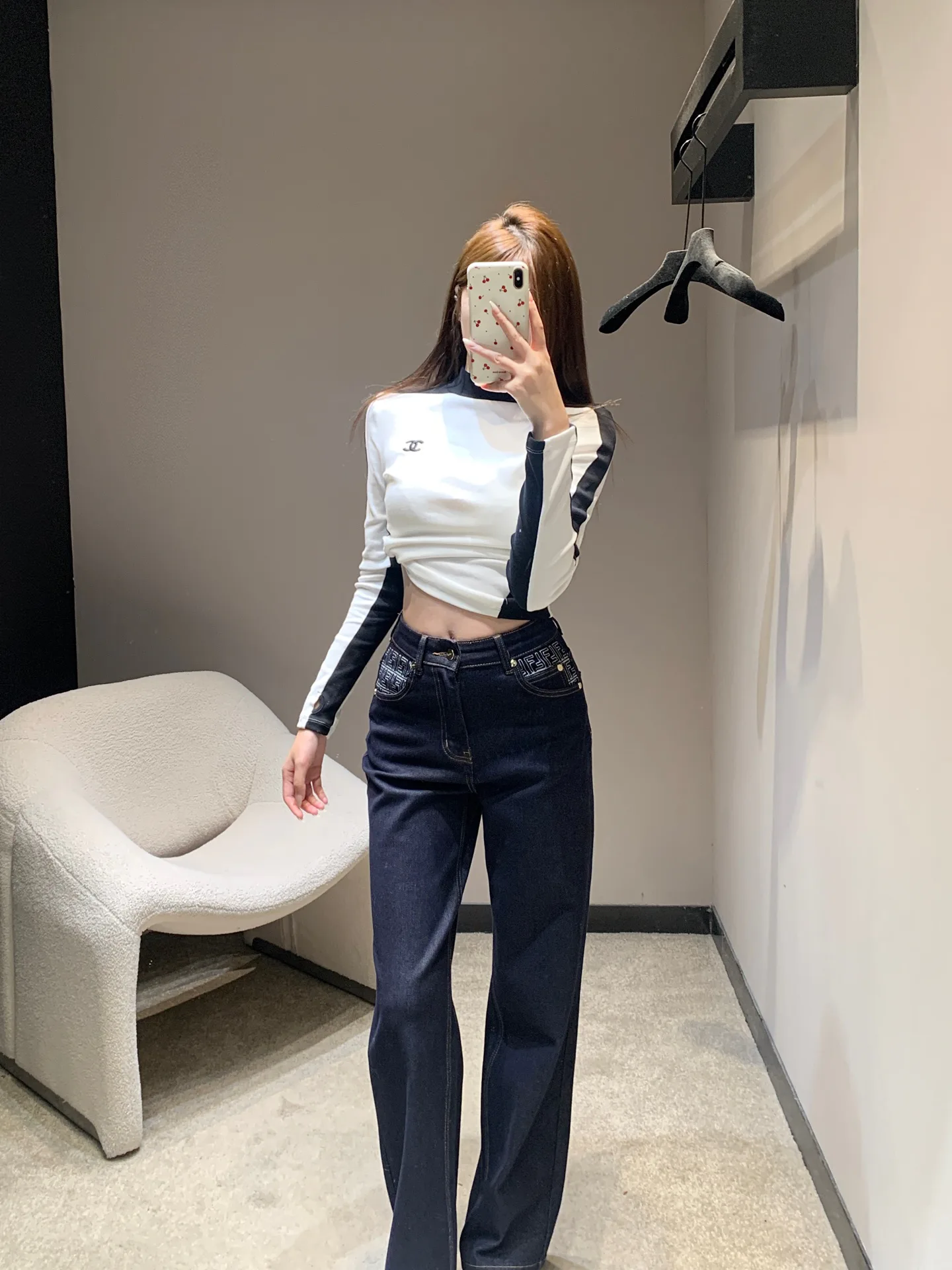 Джинсы Женские Fendi 856274