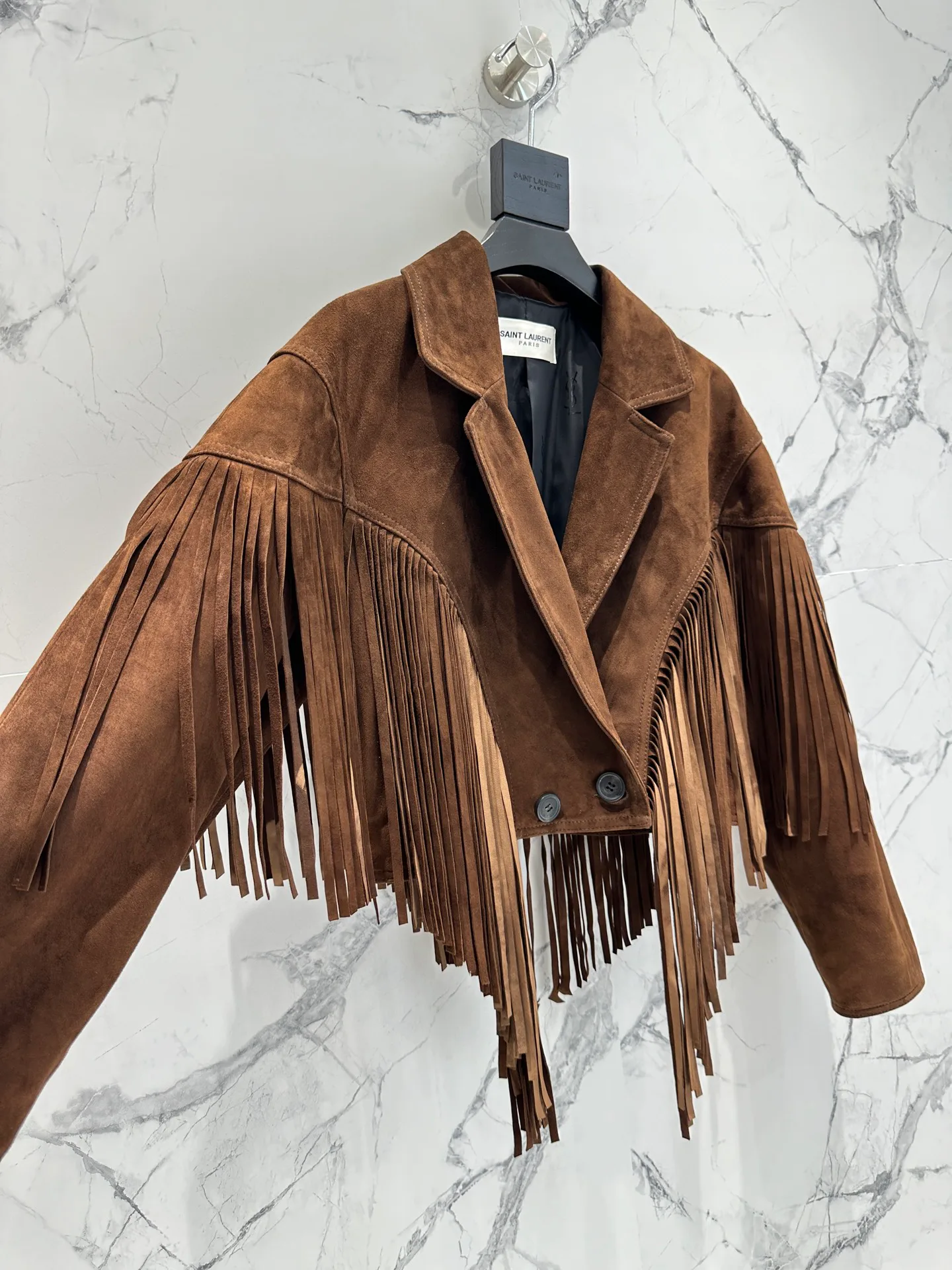 Кожаные Куртки И Дублёнки Женские Saint Laurent 12957009