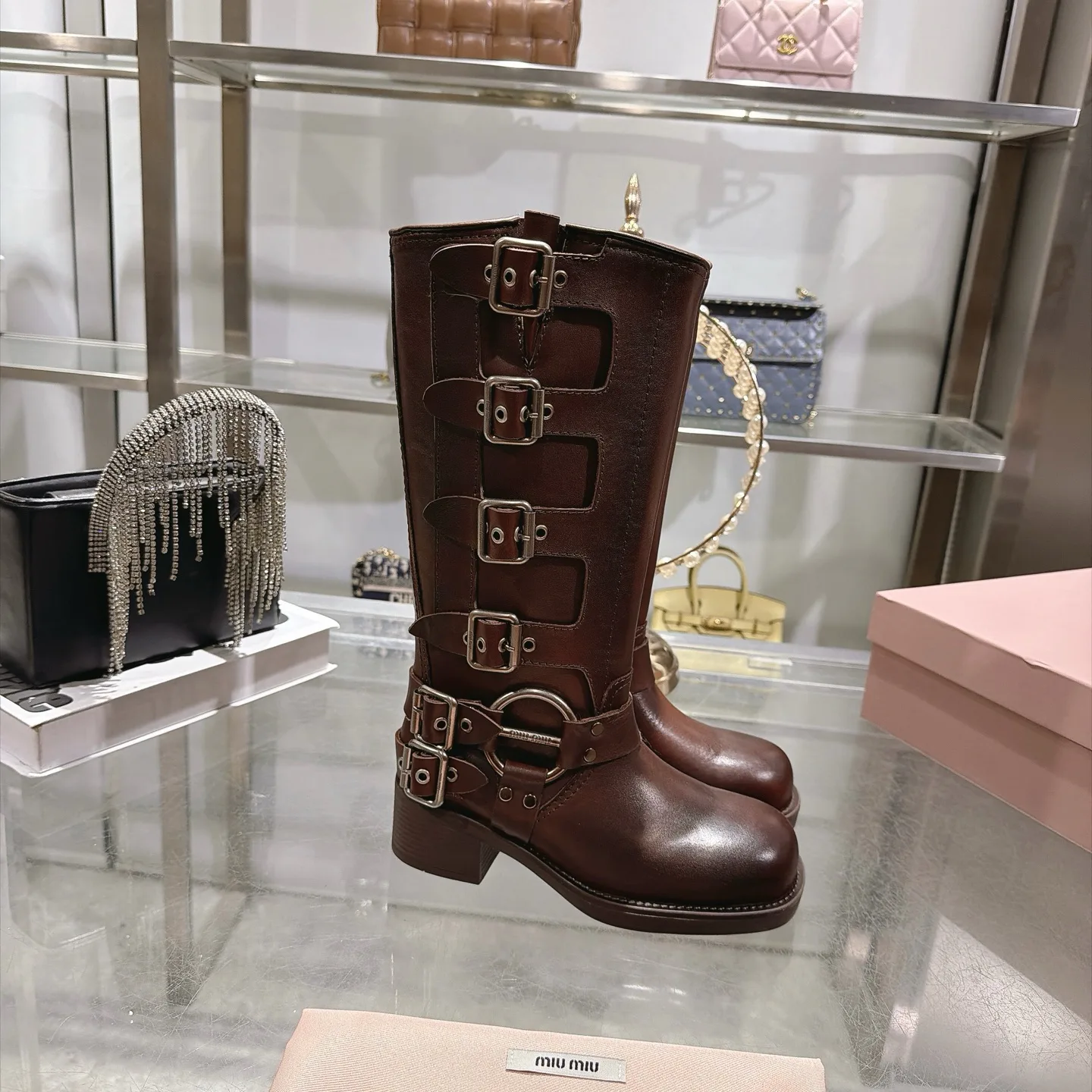 Сапоги Женские Miu Miu 18025421