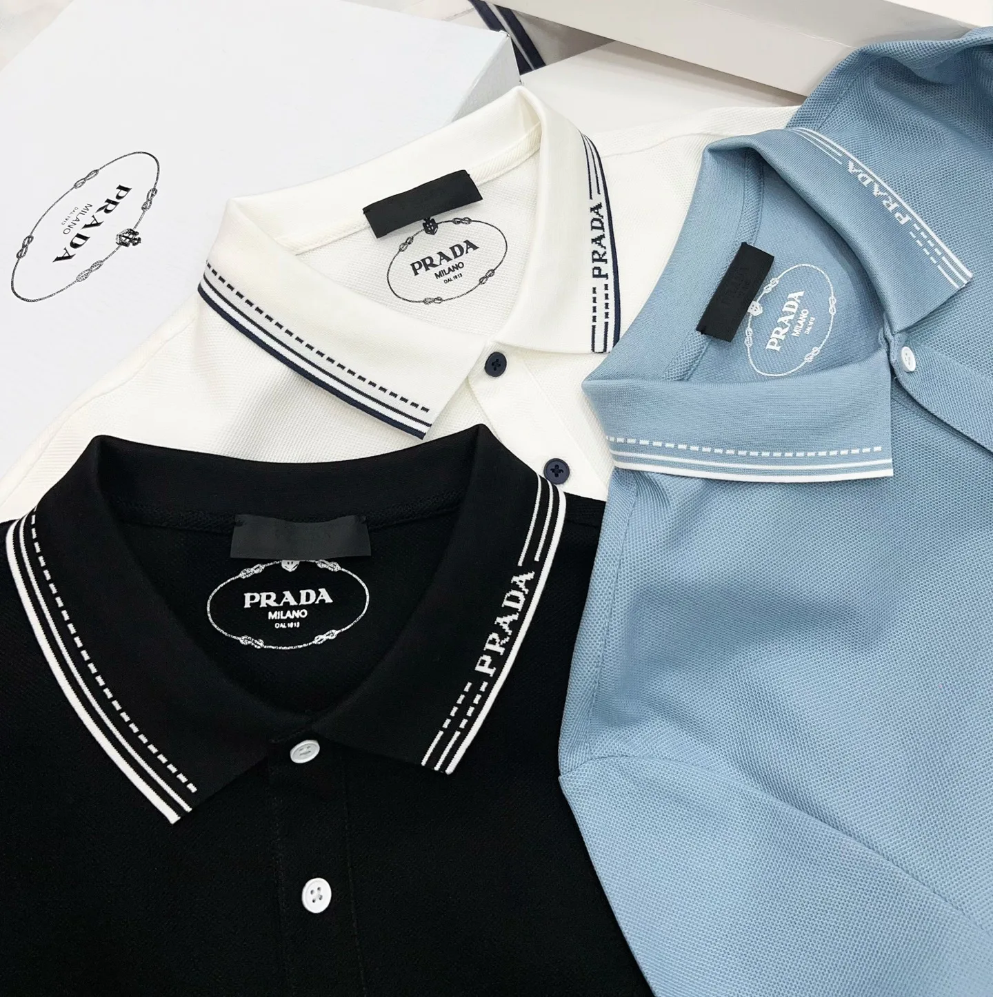 Рубашки Мужские Prada 12729644