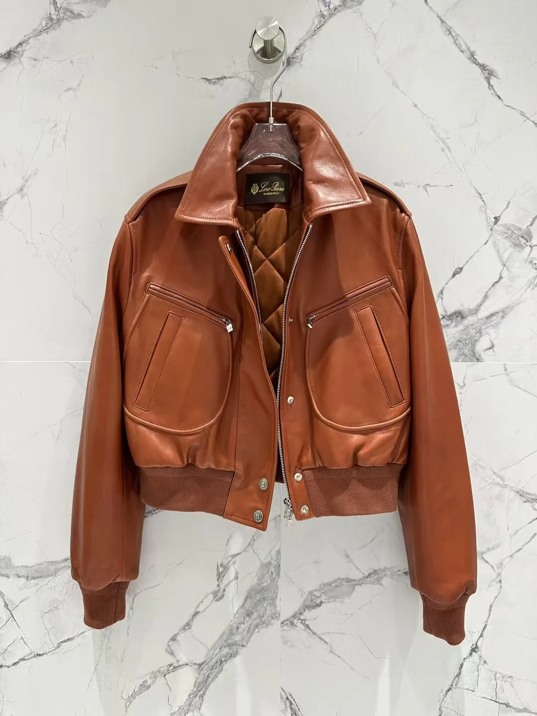 Кожаные Куртки И Дублёнки Женские Loro Piana 11700603