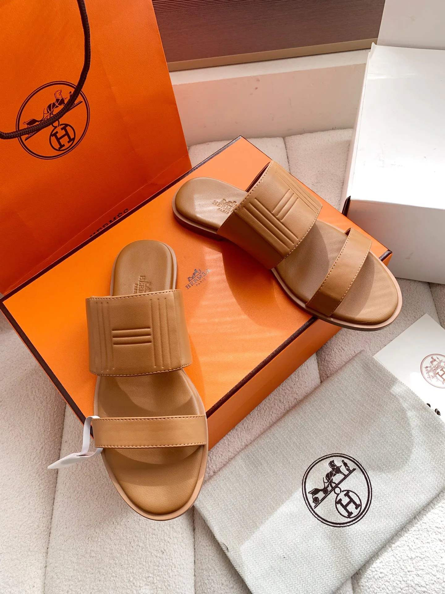 Шлепанцы Женские Hermes 10461983