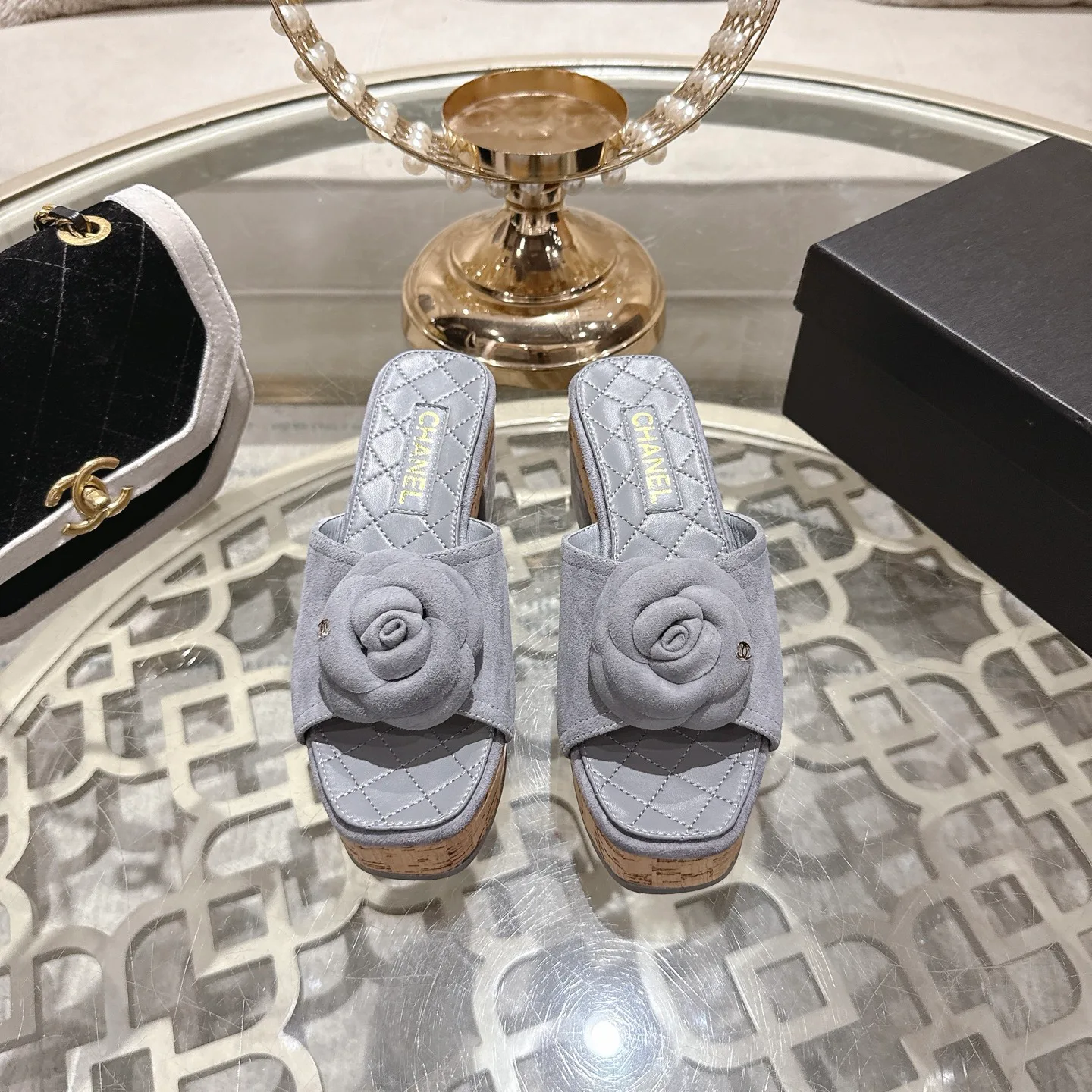 Босоножки Женские Chanel 1529111