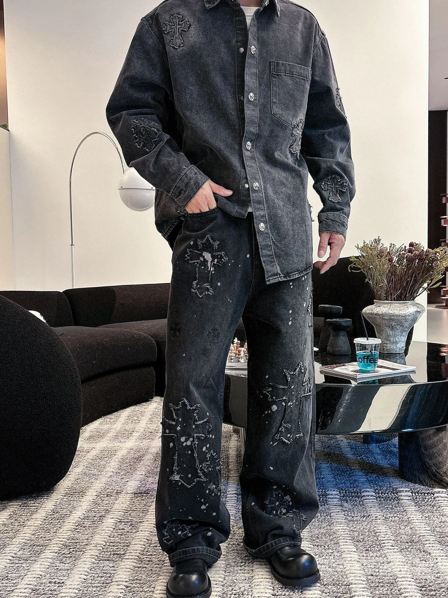 Куртки И Пуховики Мужские Chrome Hearts 787685