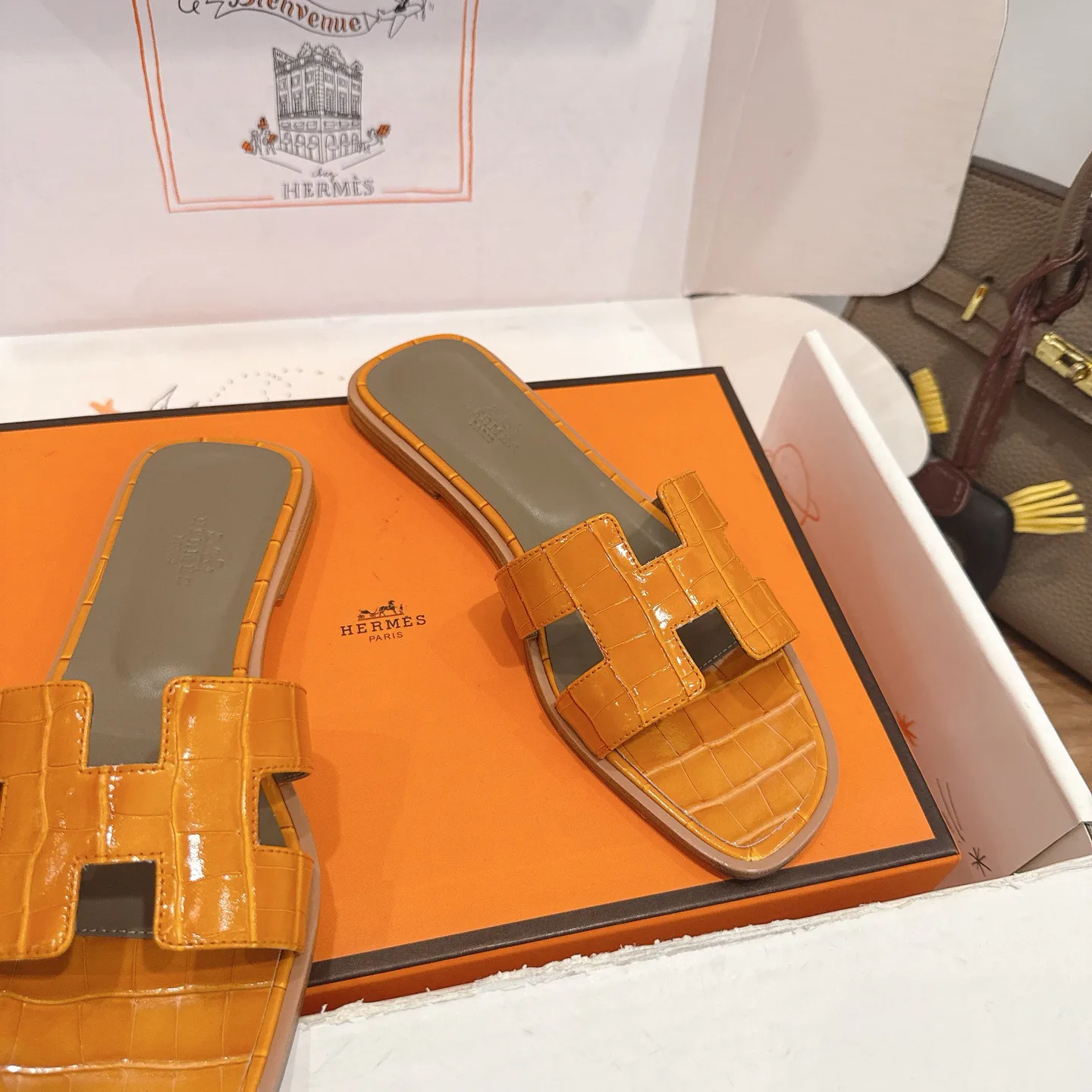 Шлепанцы Женские Hermes 1223551