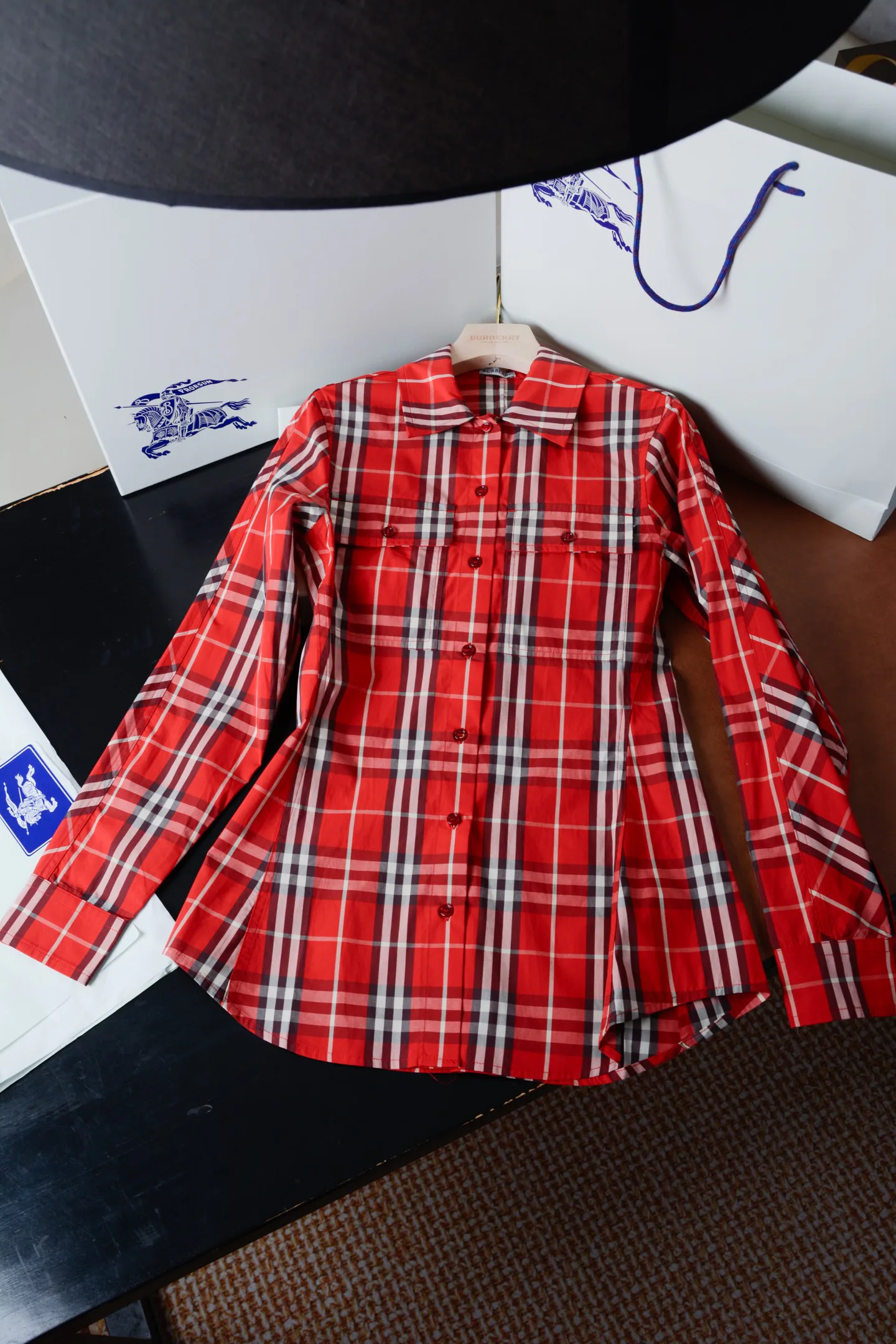 Рубашки Мужские Burberry 13432985