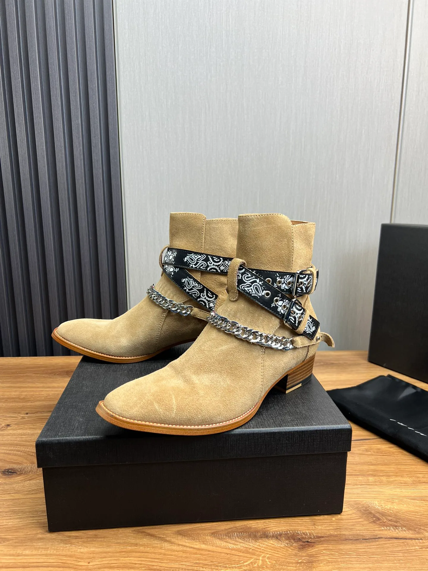 Ботинки Мужские Saint Laurent 1261434