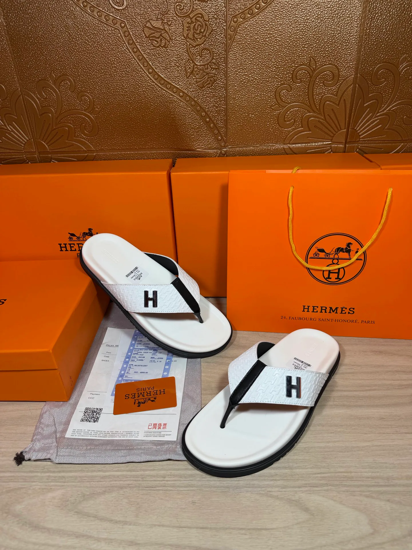 Шлепанцы Мужские Hermes 19414492