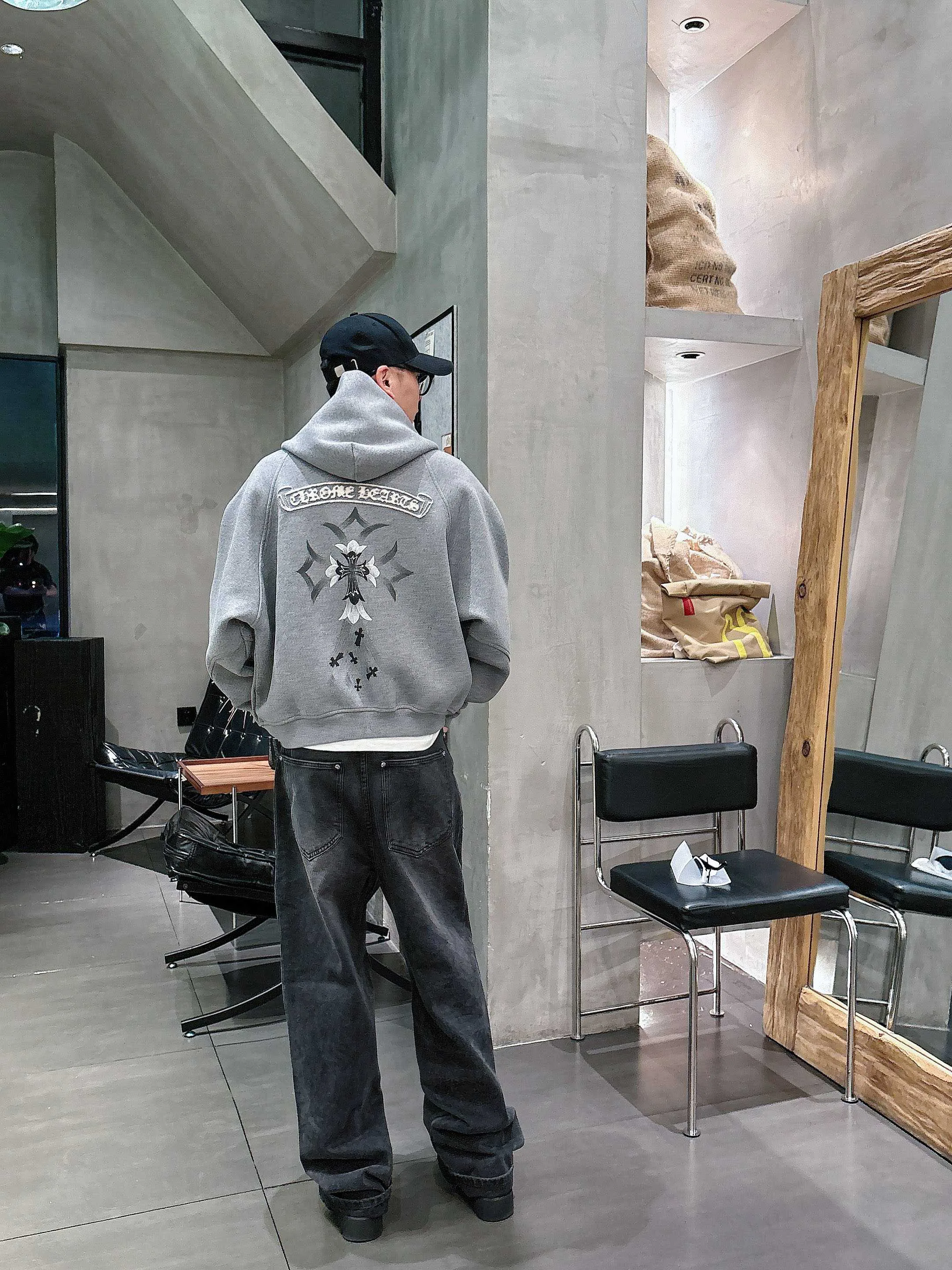 Свитшоты И Худи Мужские Chrome Hearts 114457