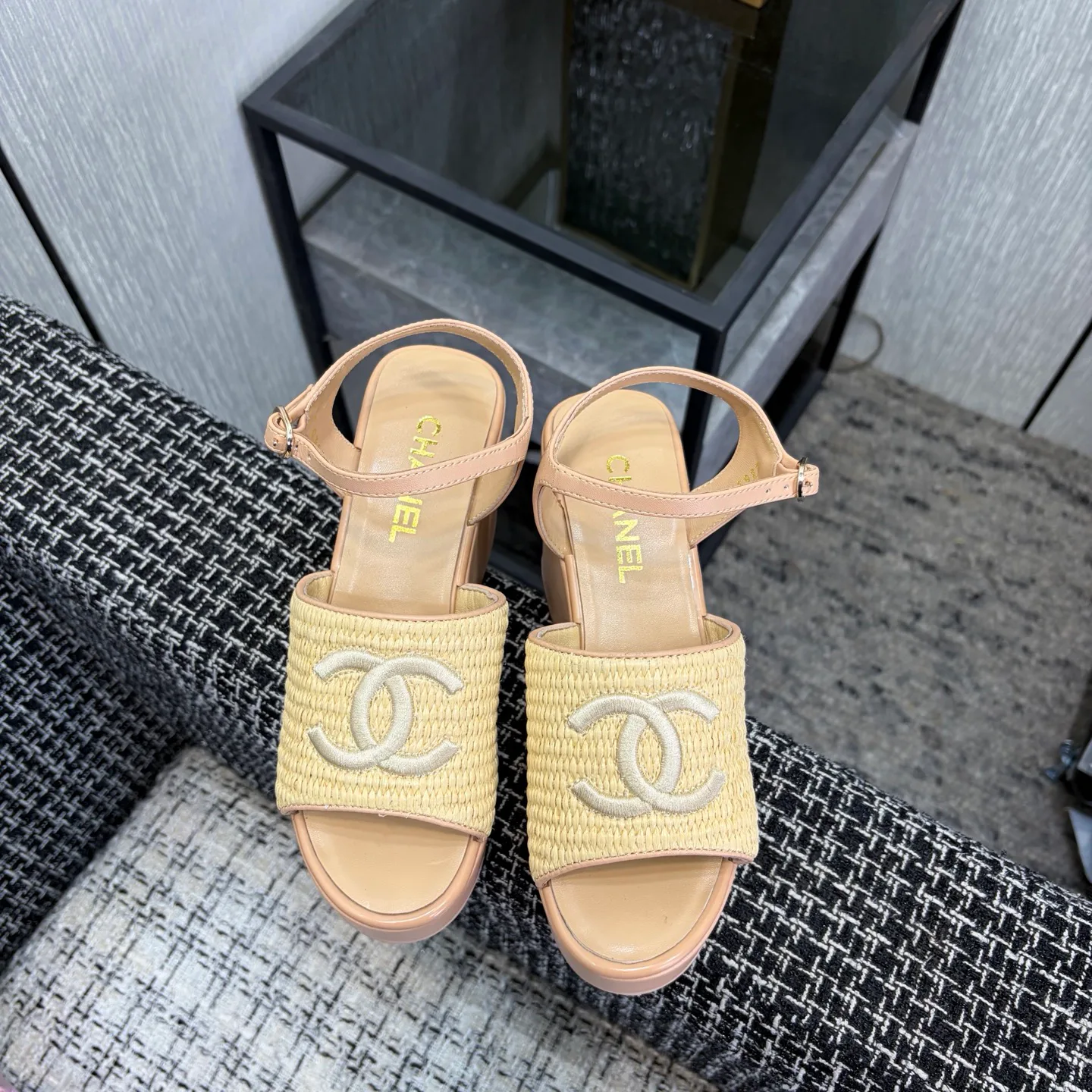 Босоножки Женские Chanel 11627885
