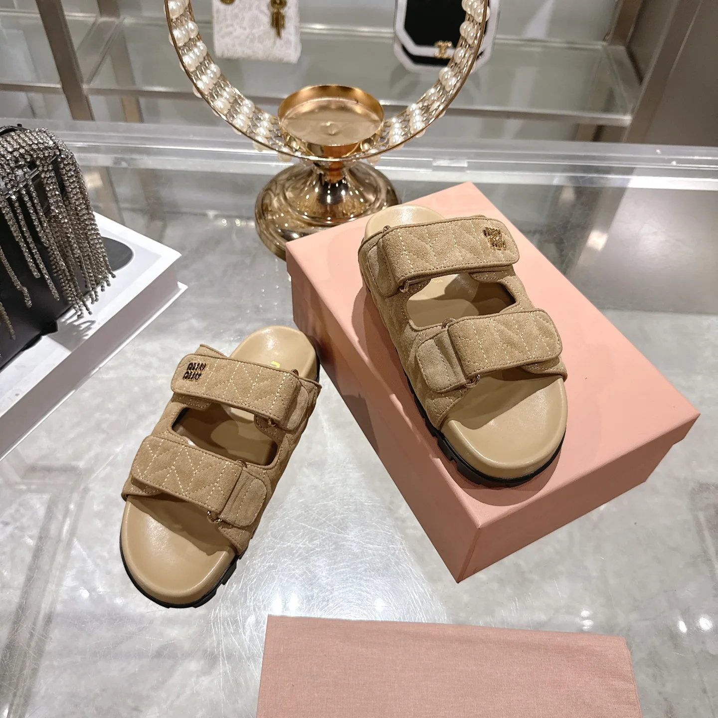 Сандалии Женские Miu Miu 12868599