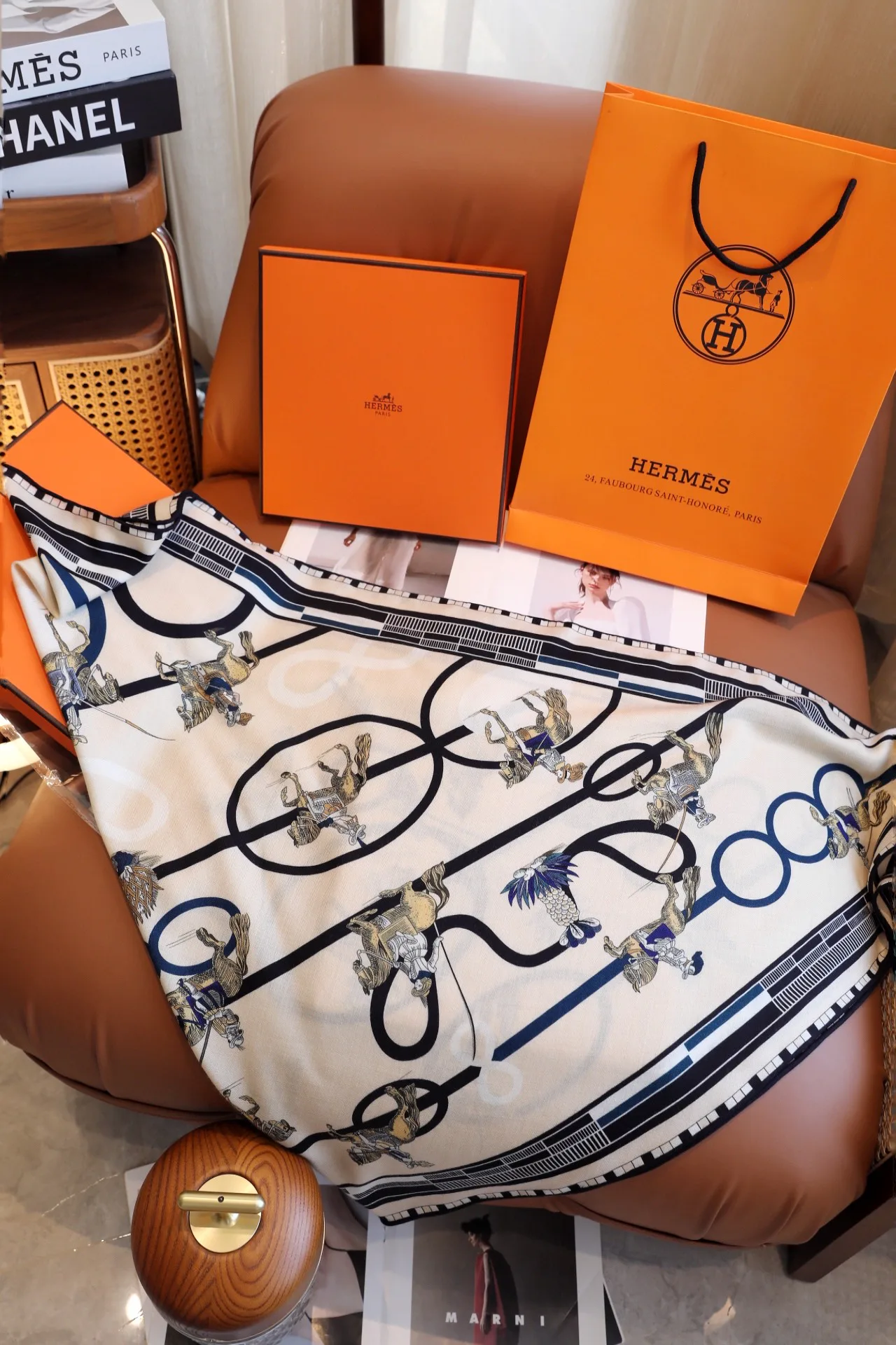 Шарфы Hermes 473242