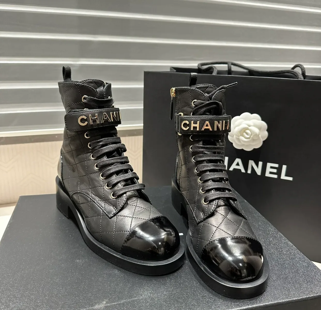 Ботинки Женские Chanel 3781729