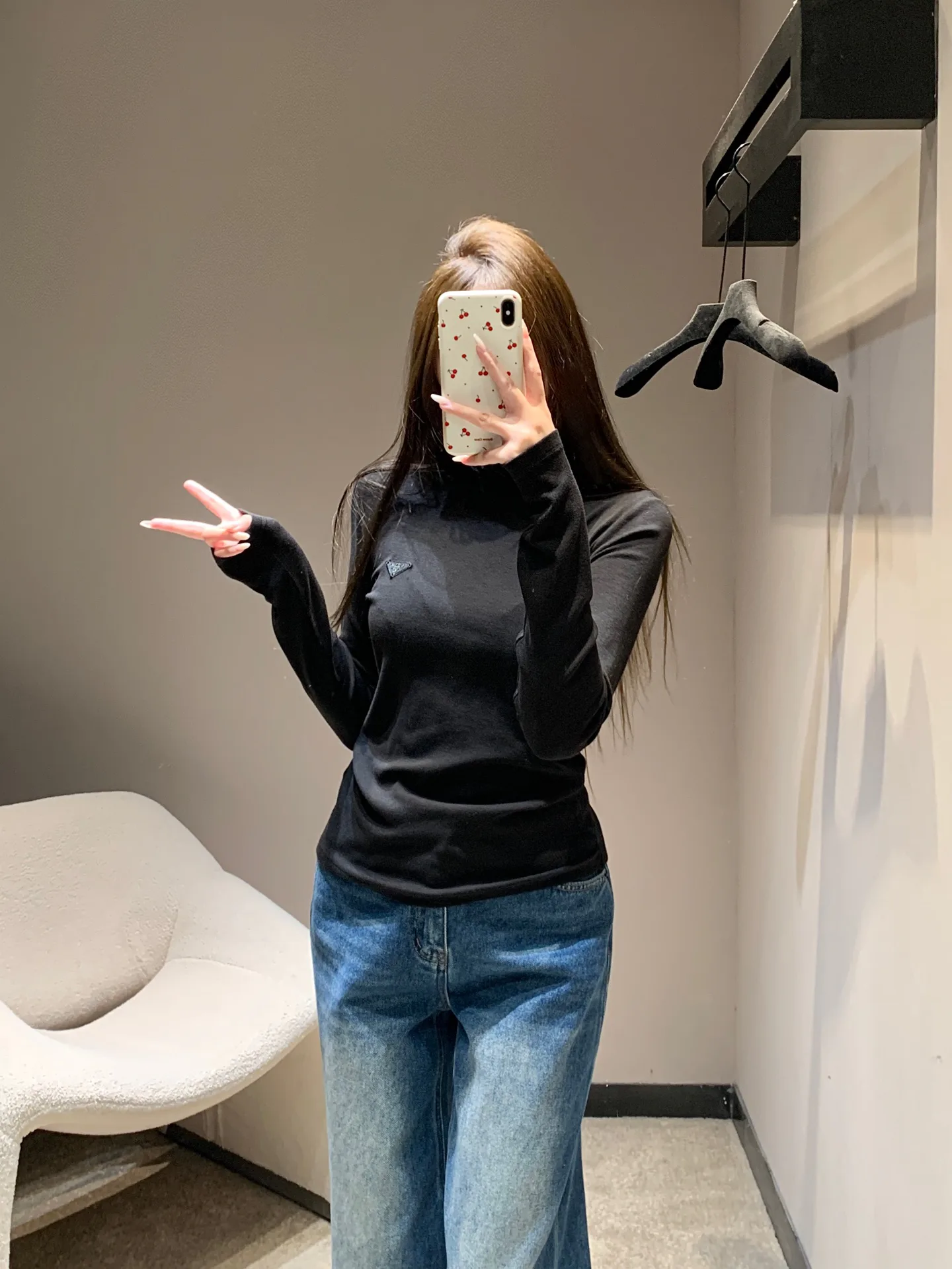 Лонгсливы Женские Prada 1144819