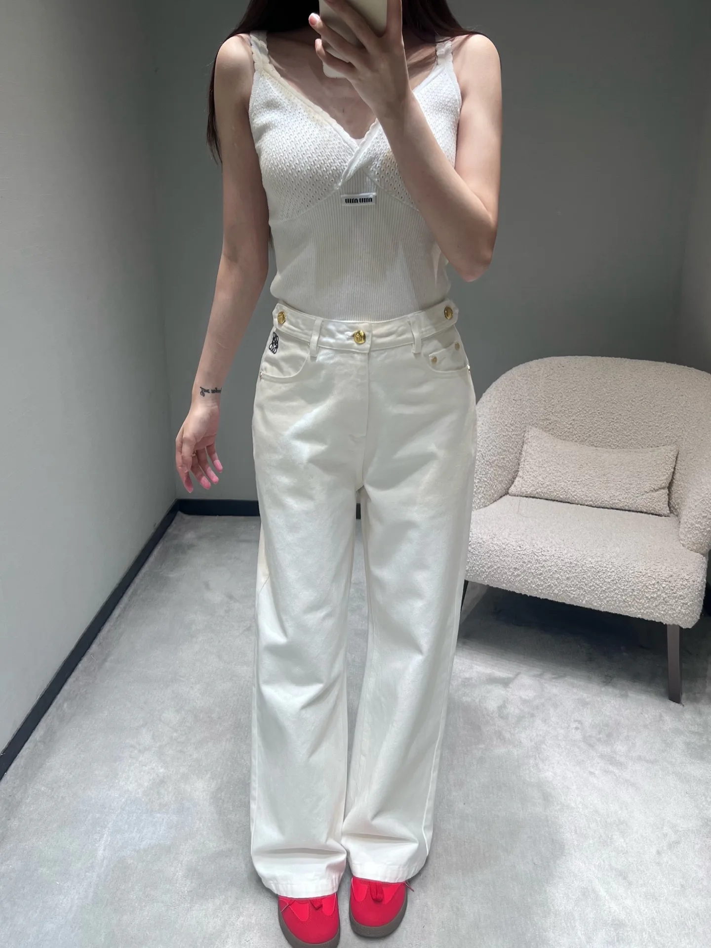 Джинсы Женские Loewe 3997573