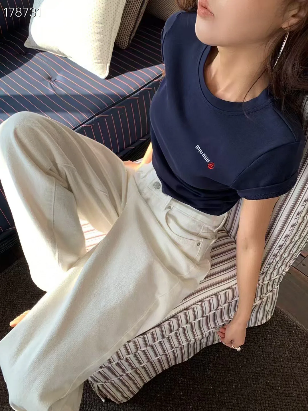 Футболки Женские Miu Miu 12327115