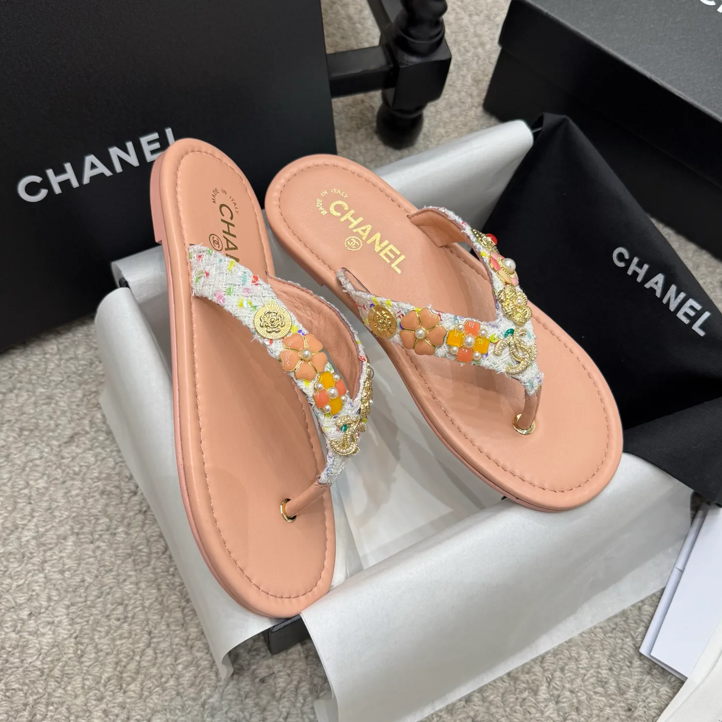 Шлепанцы Женские Chanel 36275