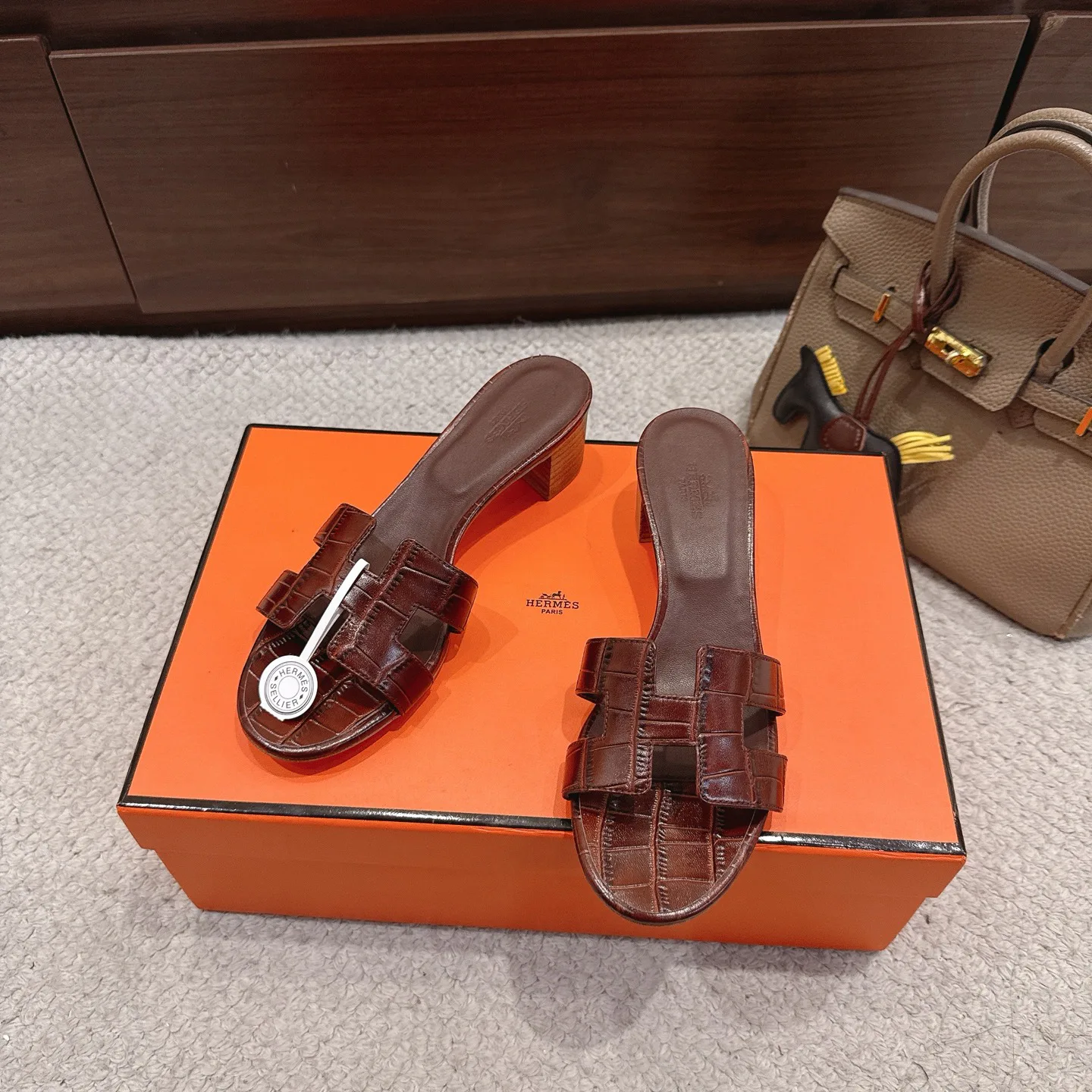 Босоножки Женские Hermes 17480684