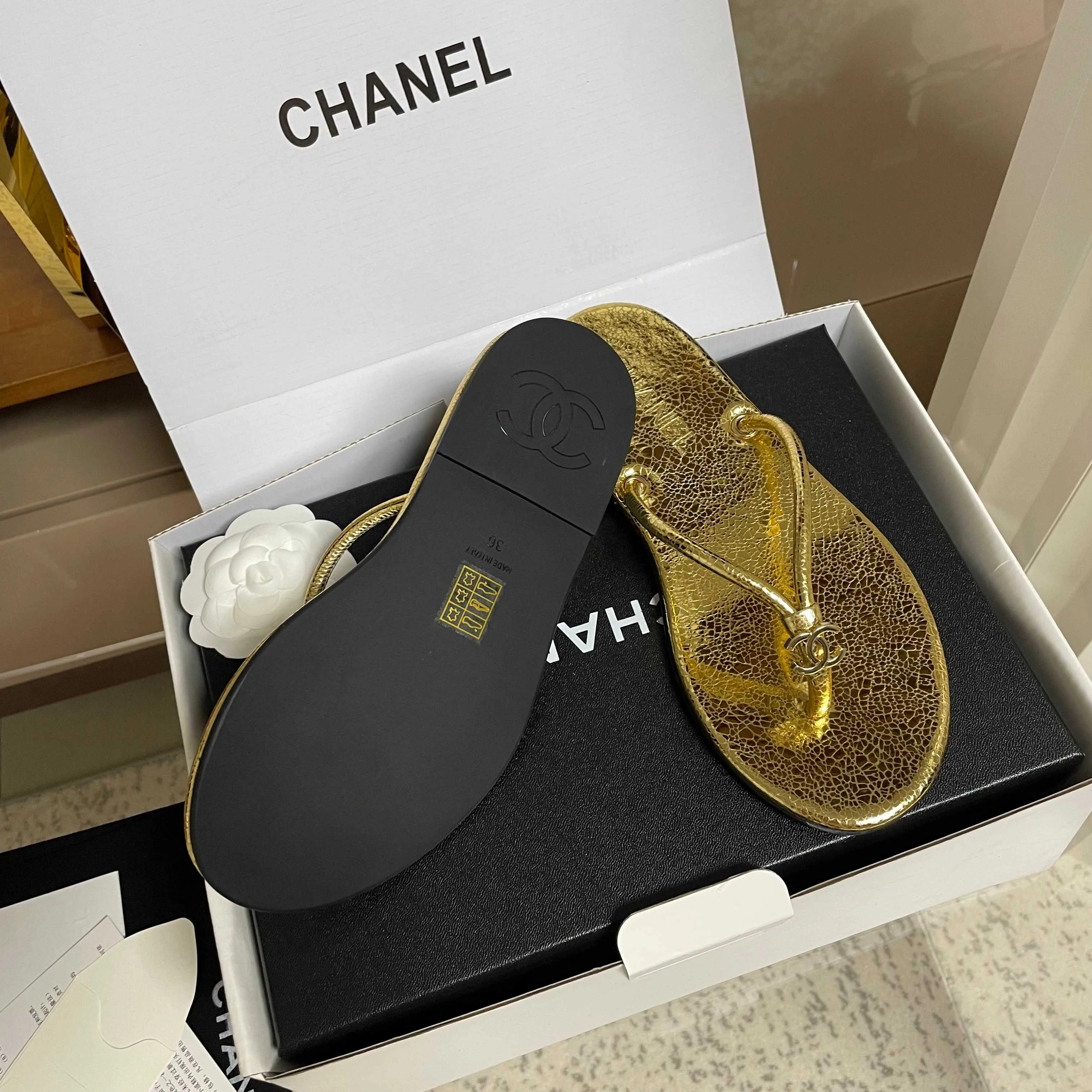 Шлепанцы Женские Chanel 11893461