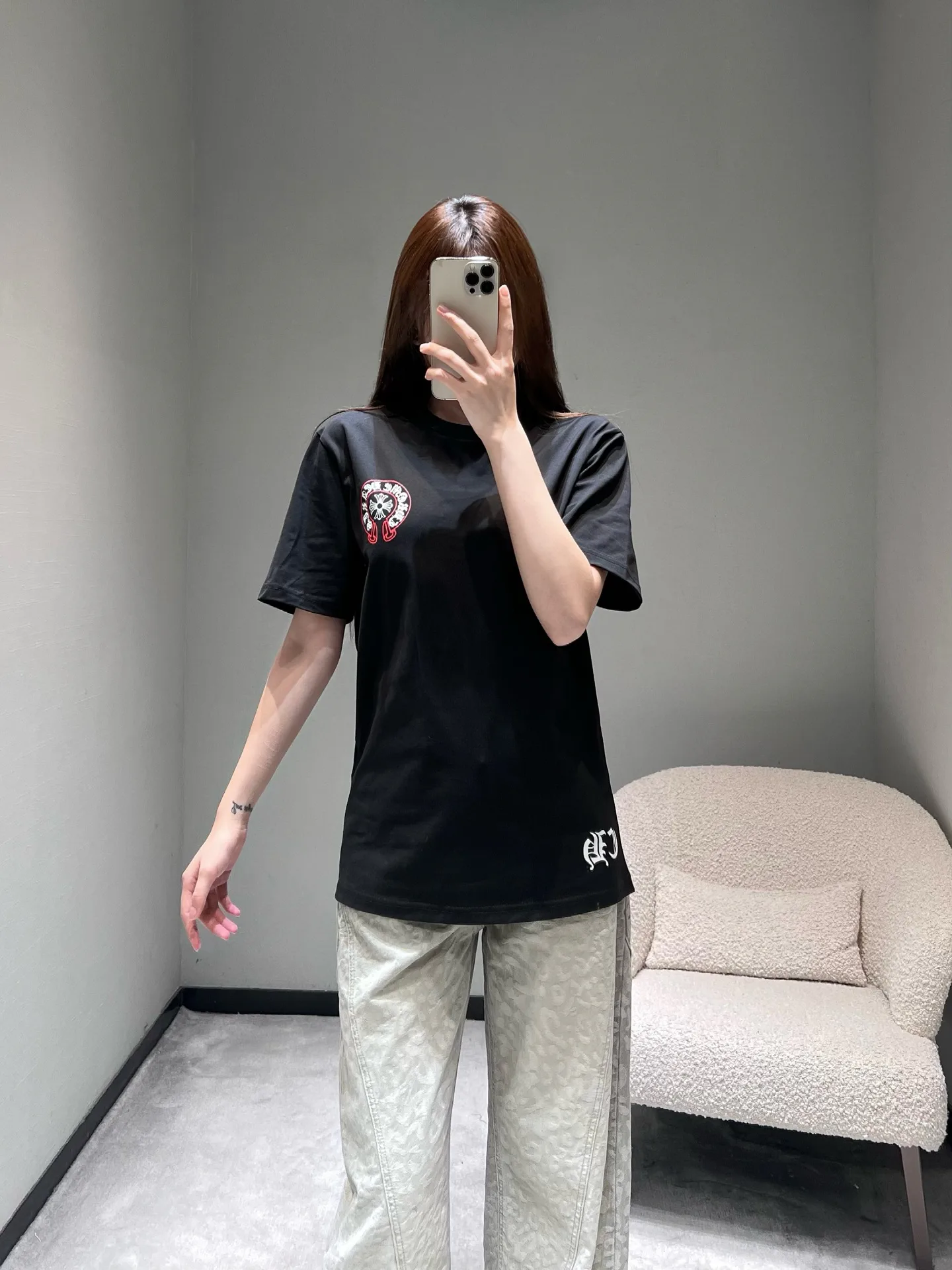 Футболки Женские Chrome Hearts 2707860