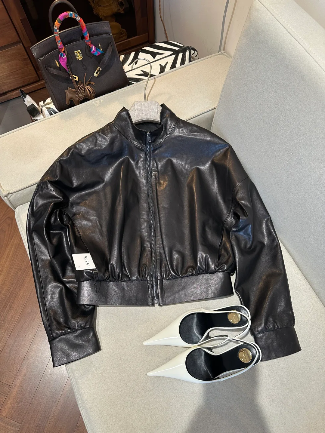 Кожаные Куртки И Дублёнки Женские Gucci 17088787