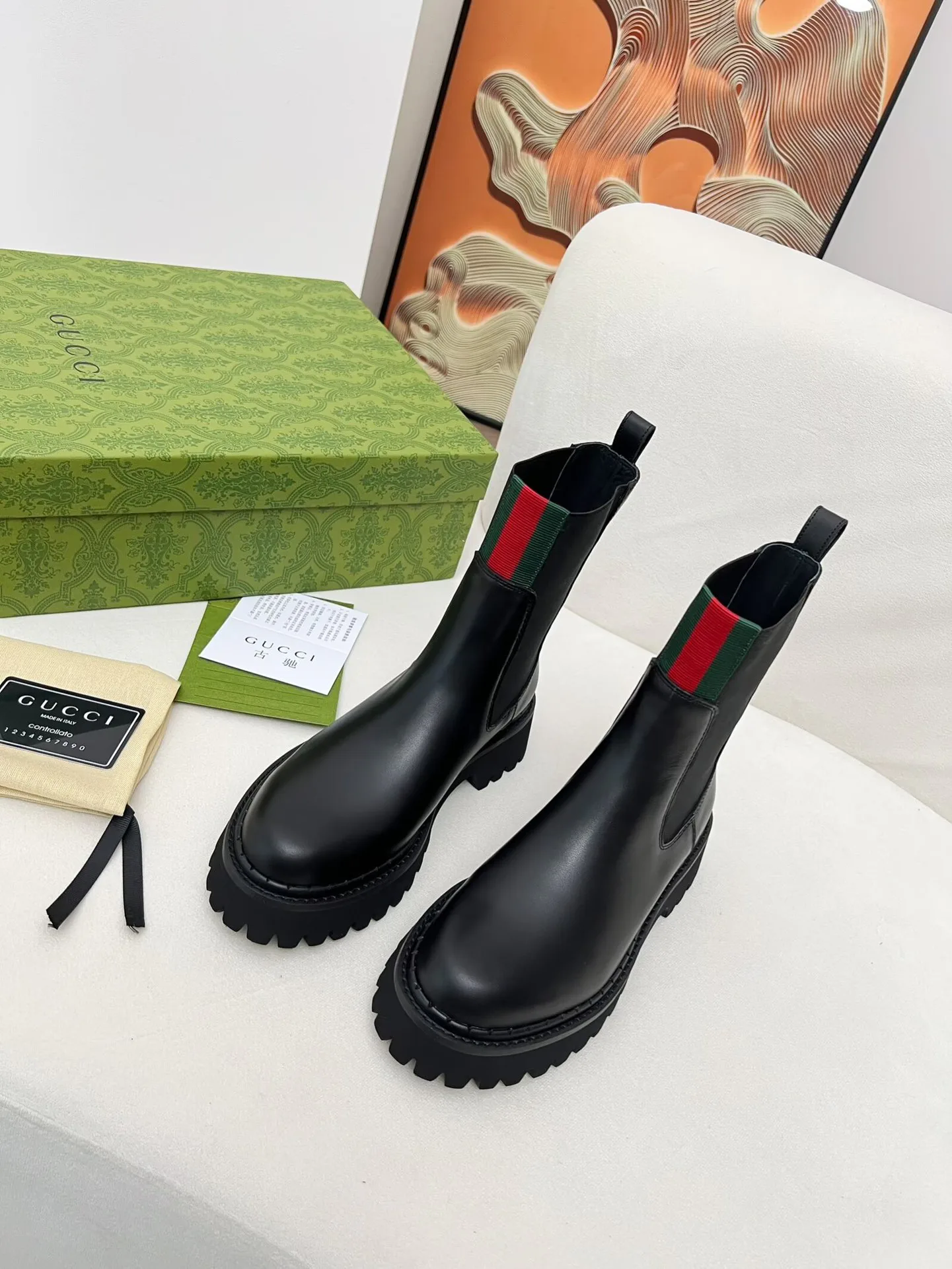 Ботинки Женские Gucci 5350891