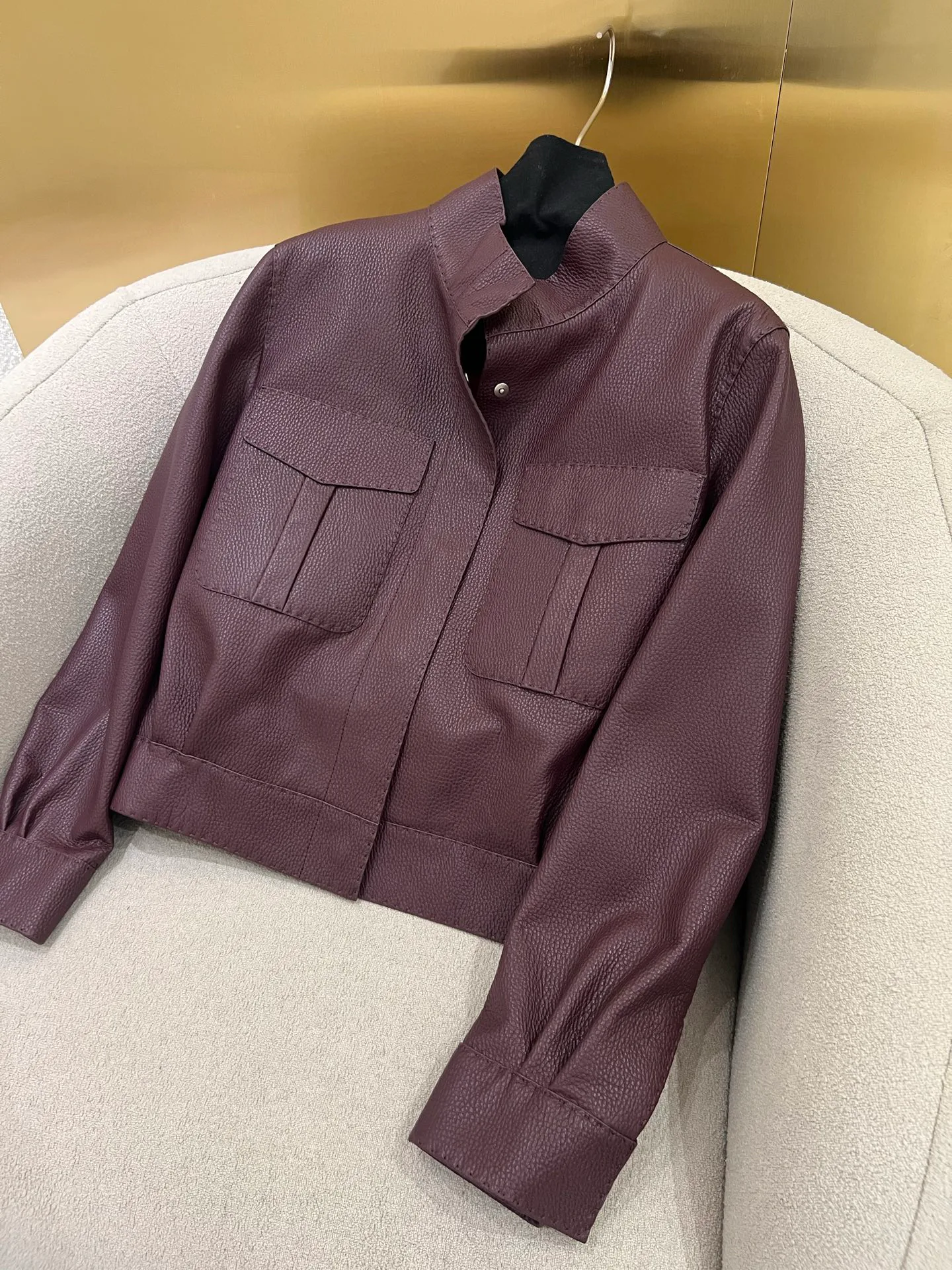 Кожаные Куртки И Дублёнки Женские Hermes 11491546