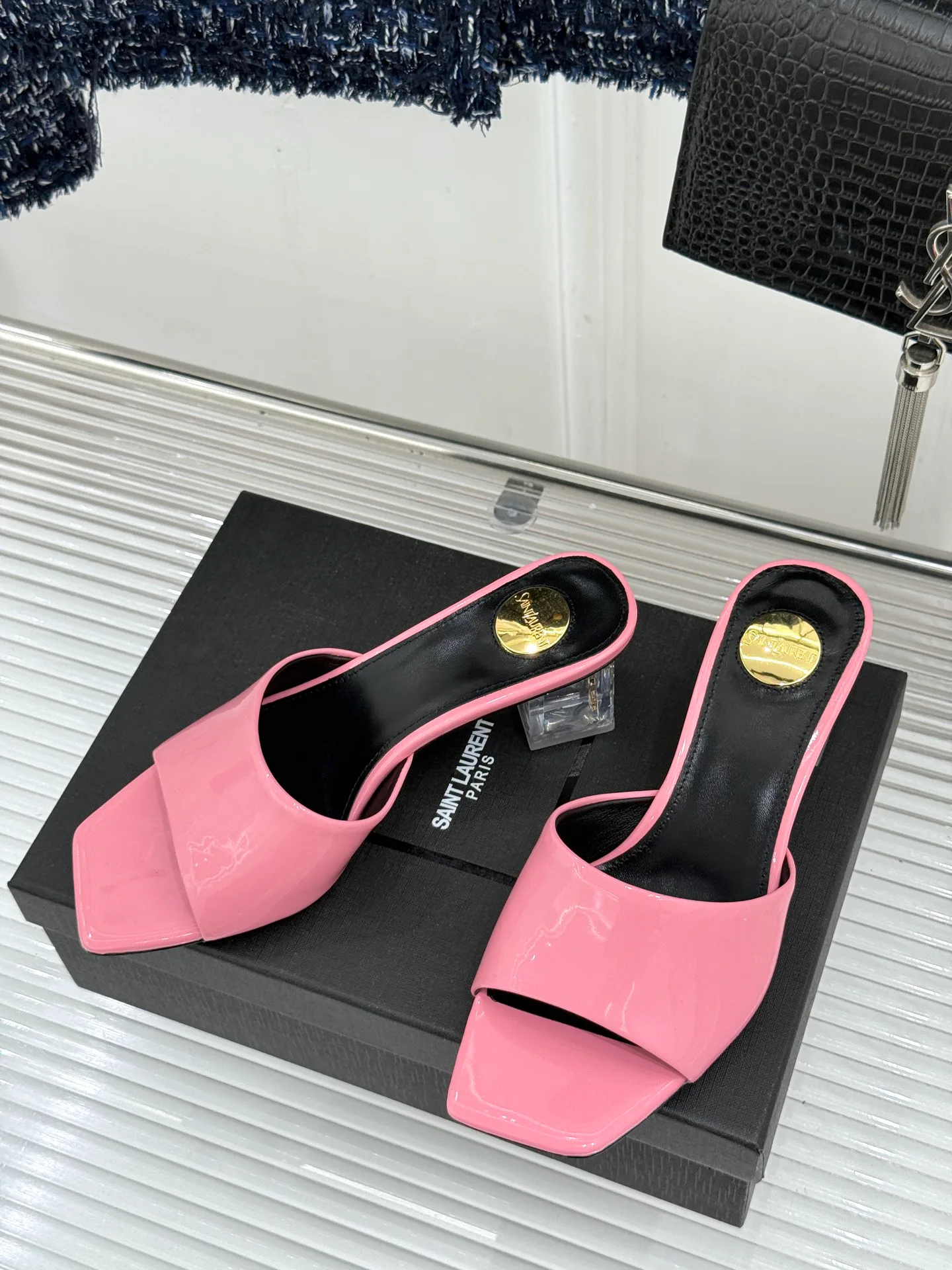Босоножки Женские Saint Laurent 17024876