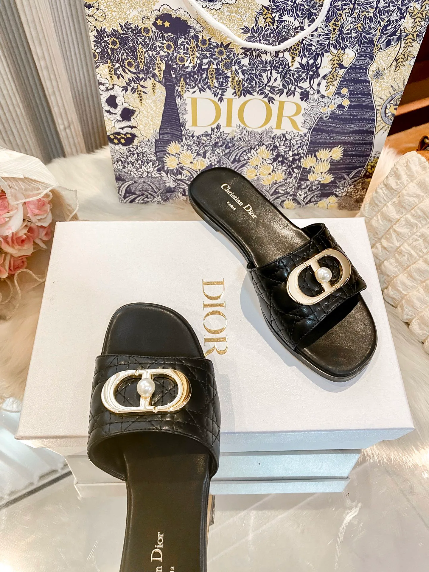 Шлепанцы Женские Christian Dior 12208675