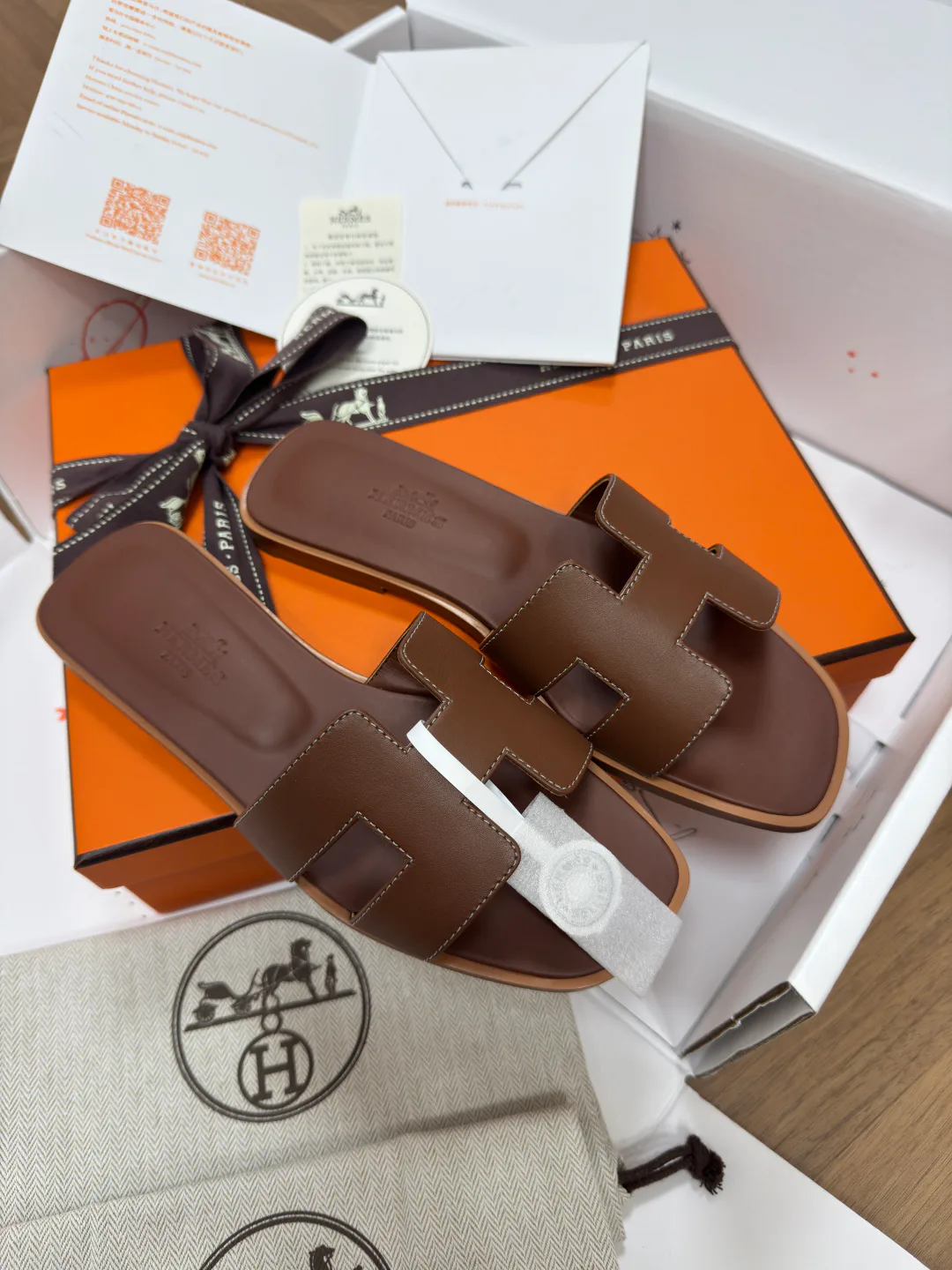 Шлепанцы Женские Hermes 1727215