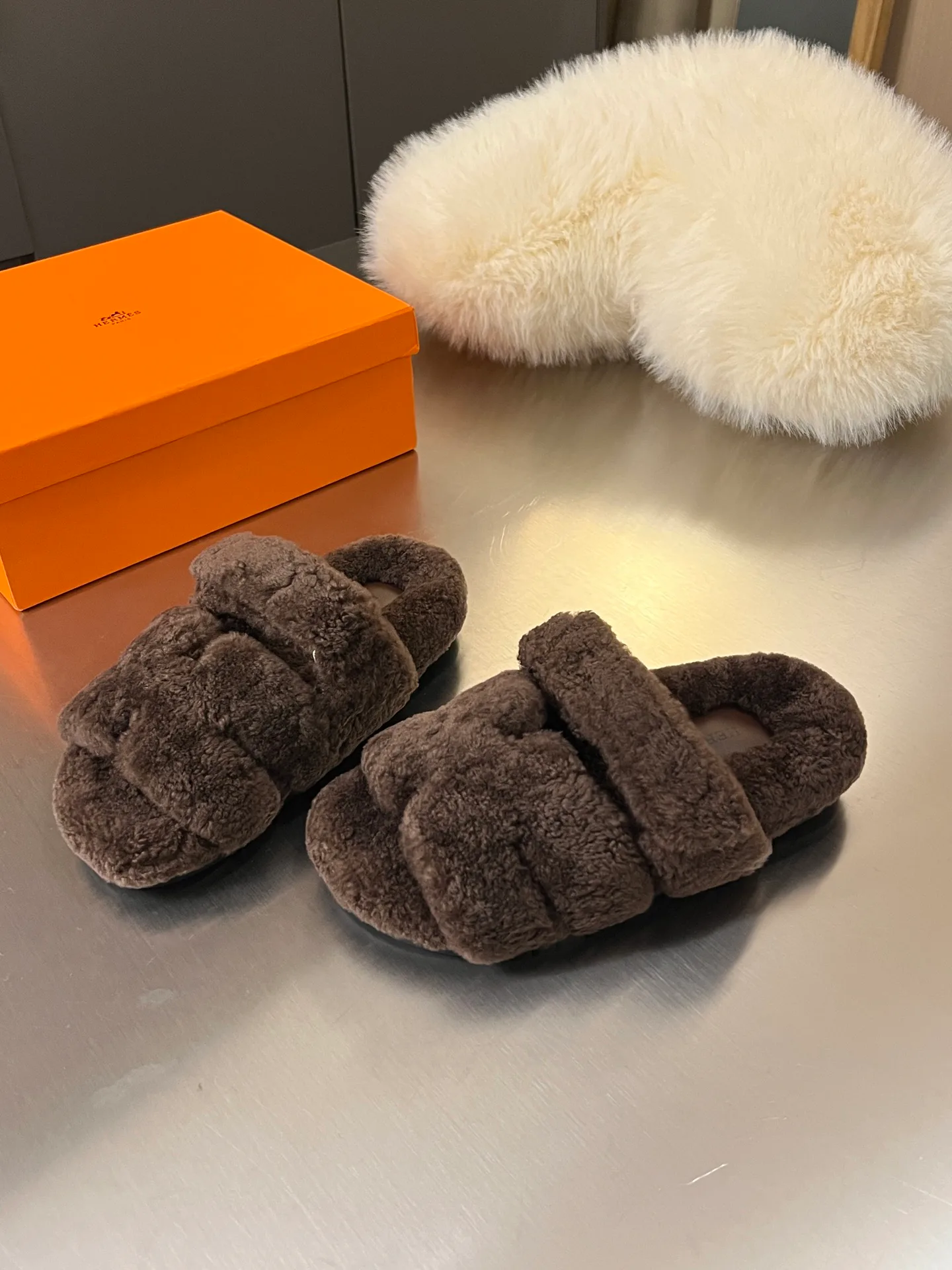 Тапочки Женские Hermes 17957239