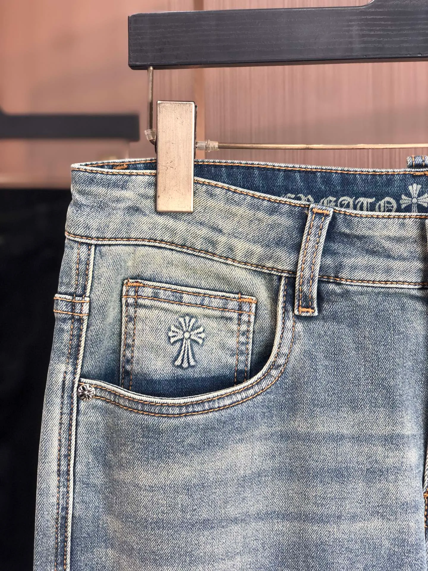 Джинсы Мужские Chrome Hearts 11514648