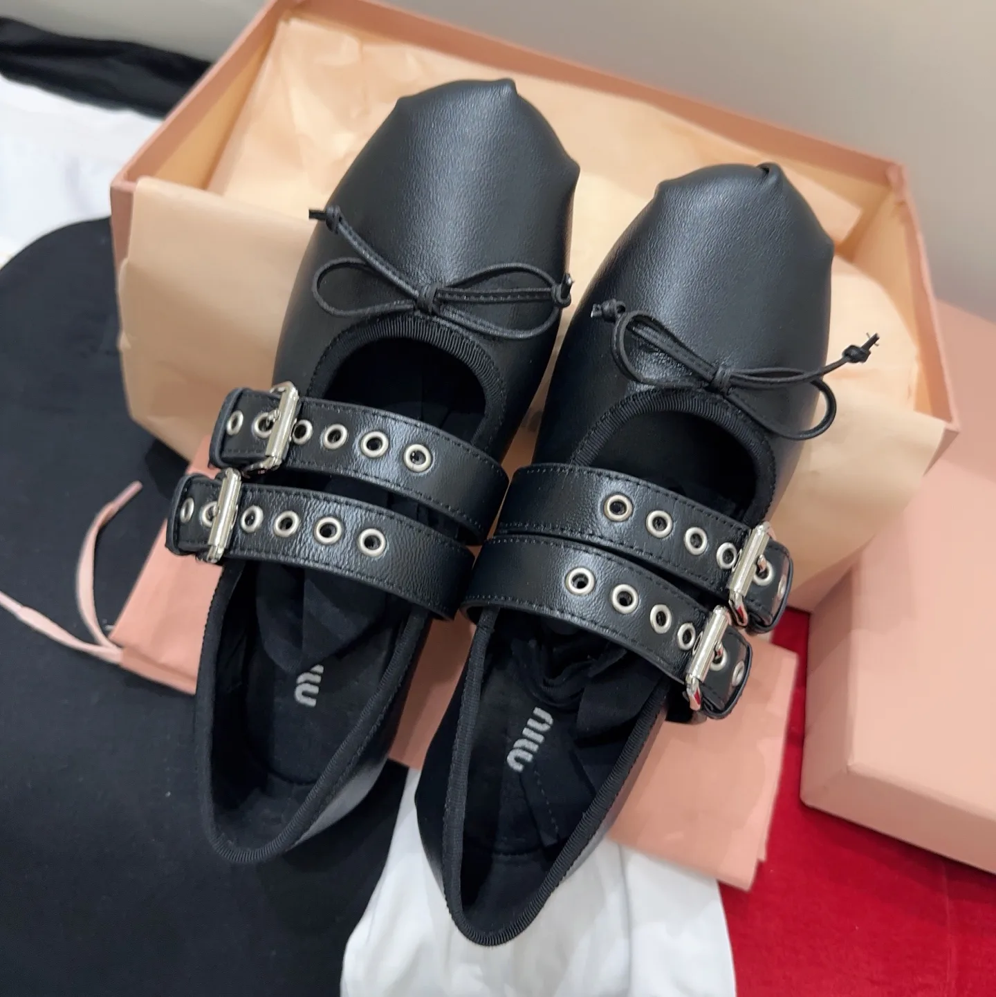 Балетки Женские Miu Miu 13453757