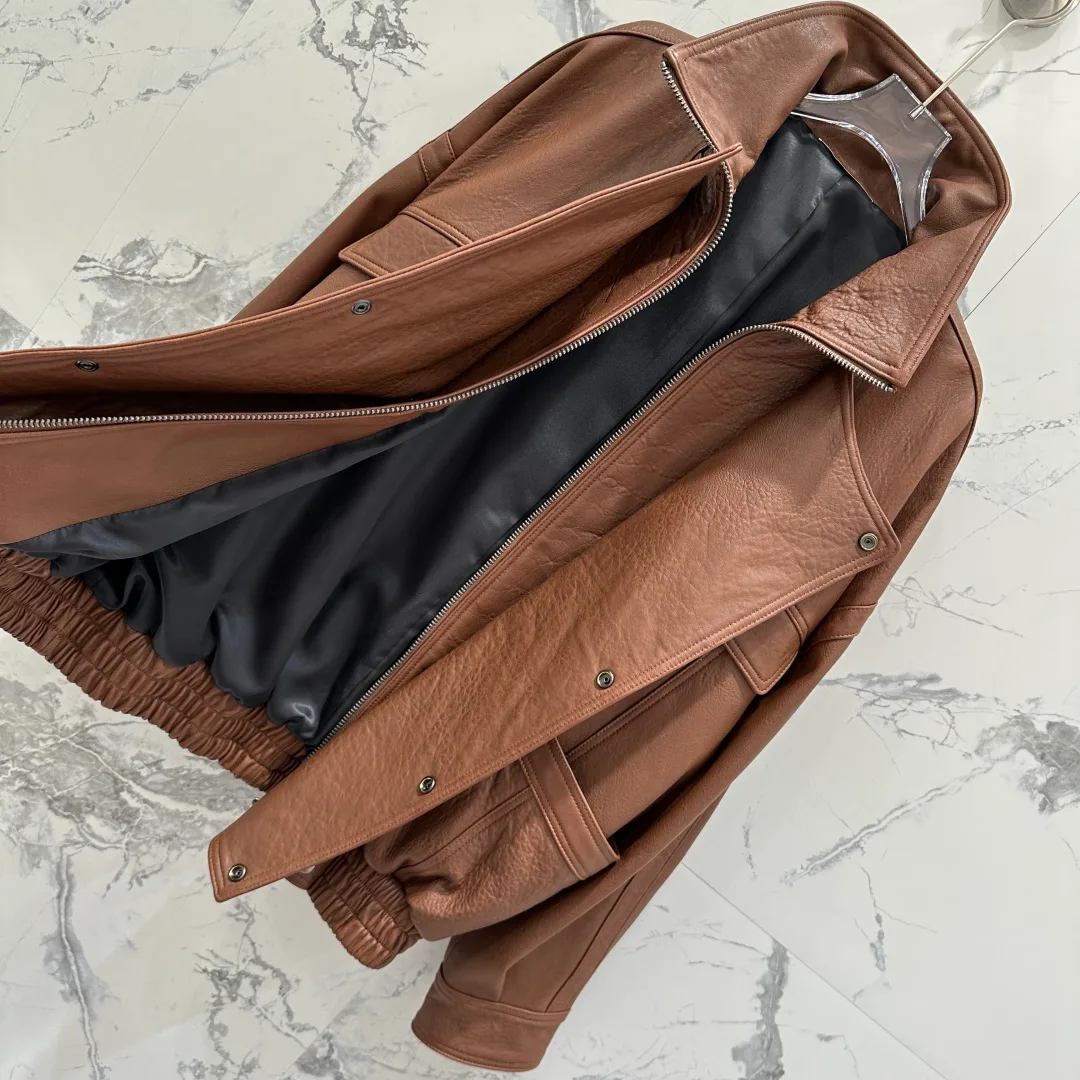 Кожаные Куртки И Дублёнки Женские Saint Laurent 11544783