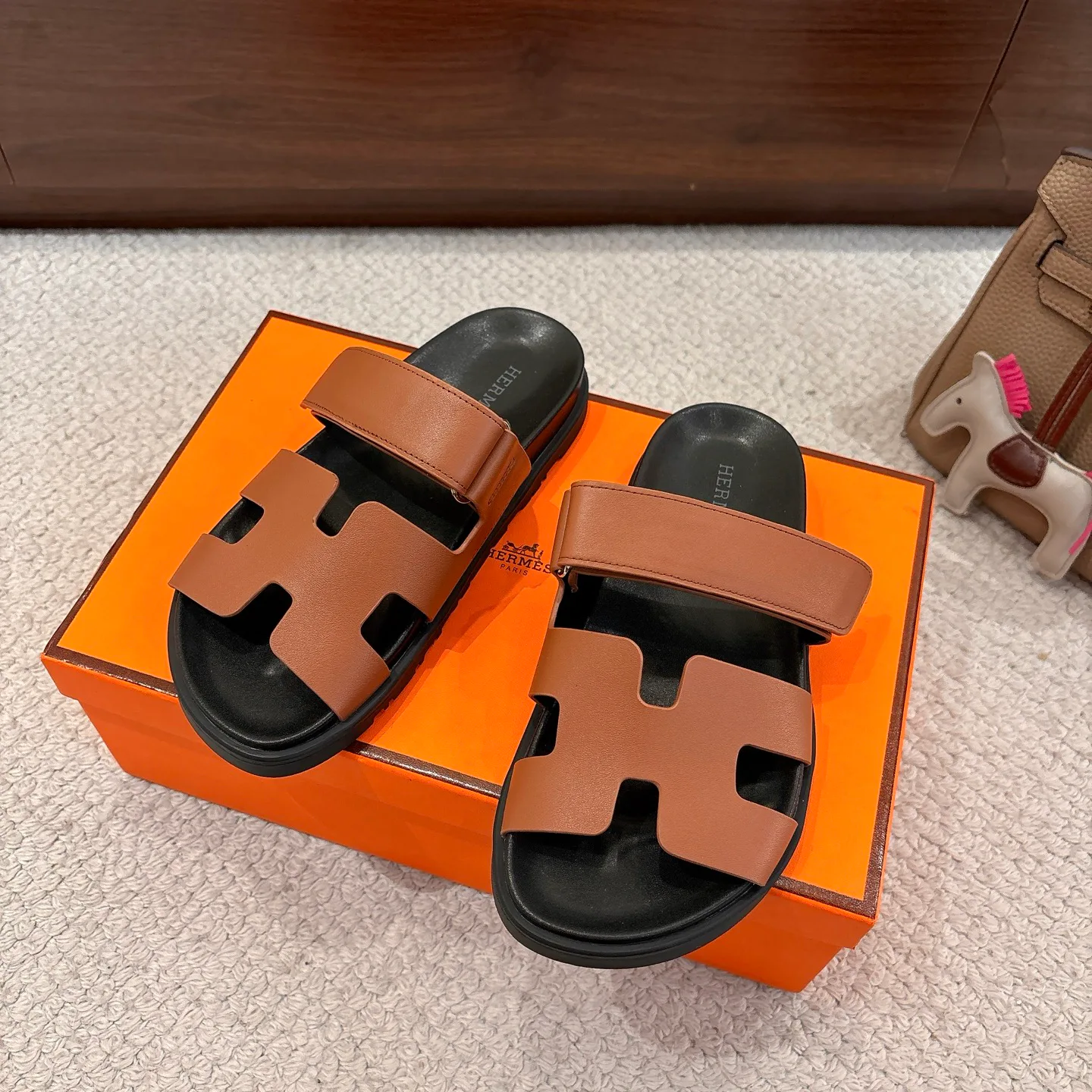 Шлепанцы Женские Hermes 406448