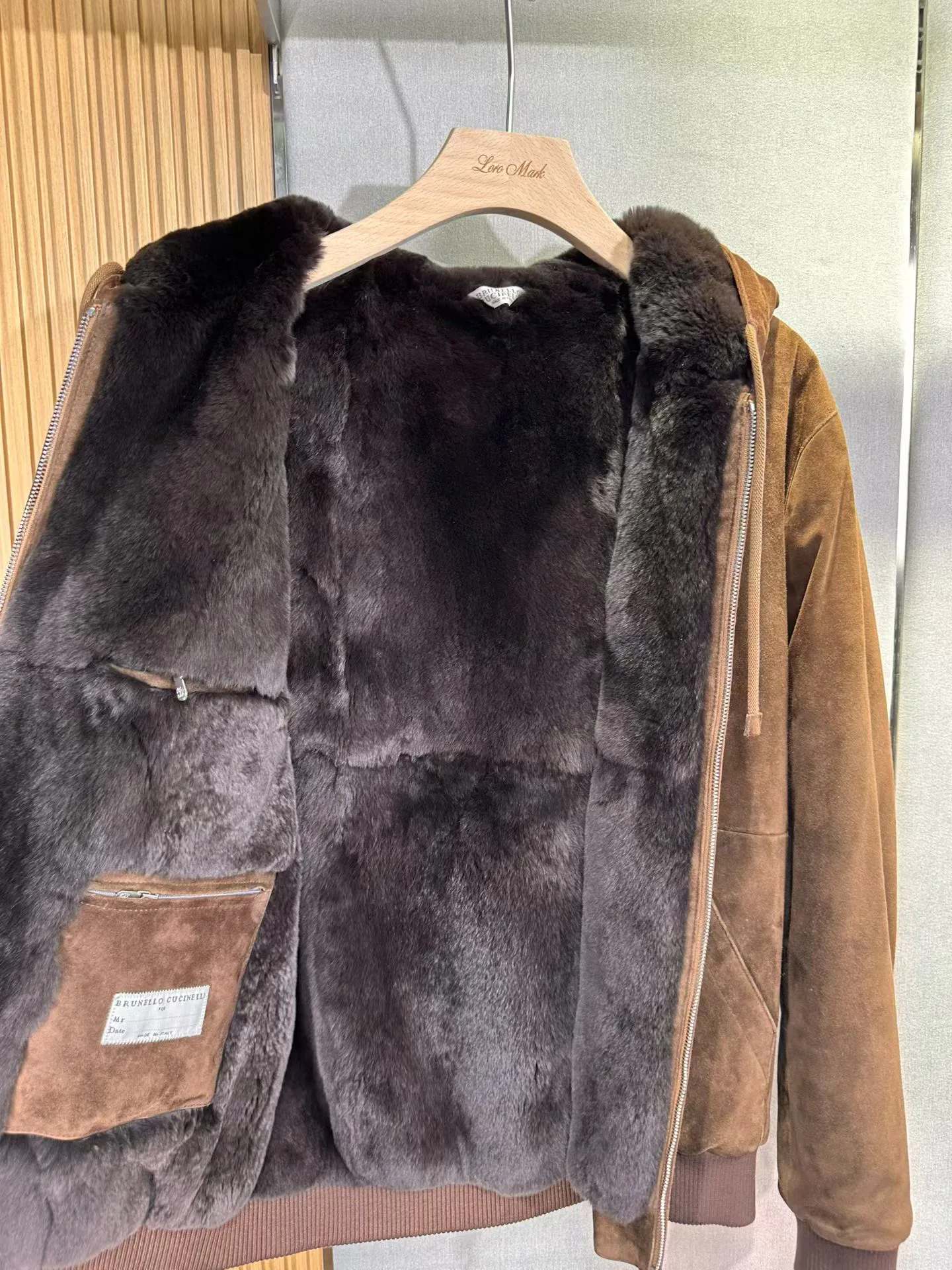 Кожаные Куртки И Дублёнки Мужские Brunello Cucinelli 497558