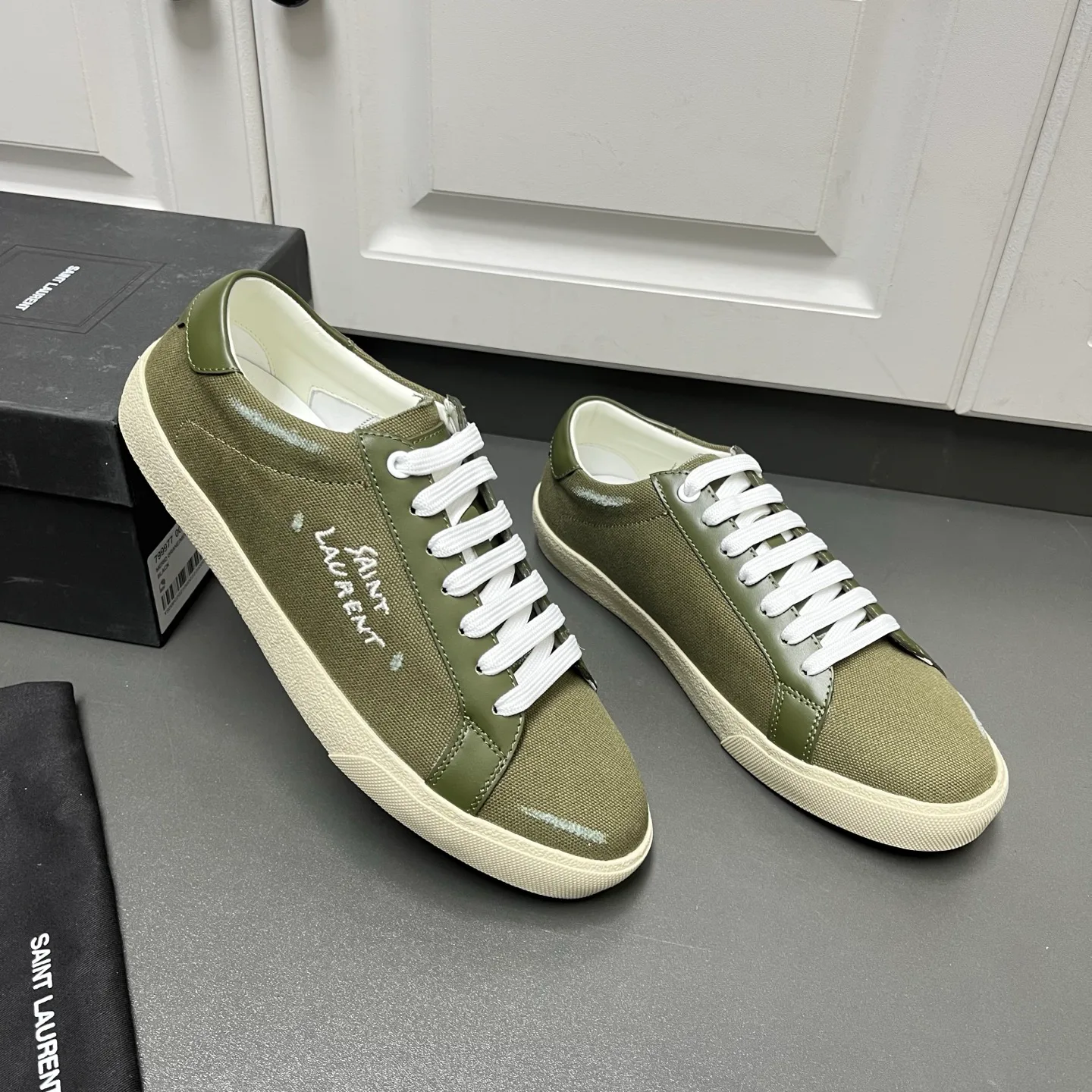 Кеды Мужские Saint Laurent 11607638