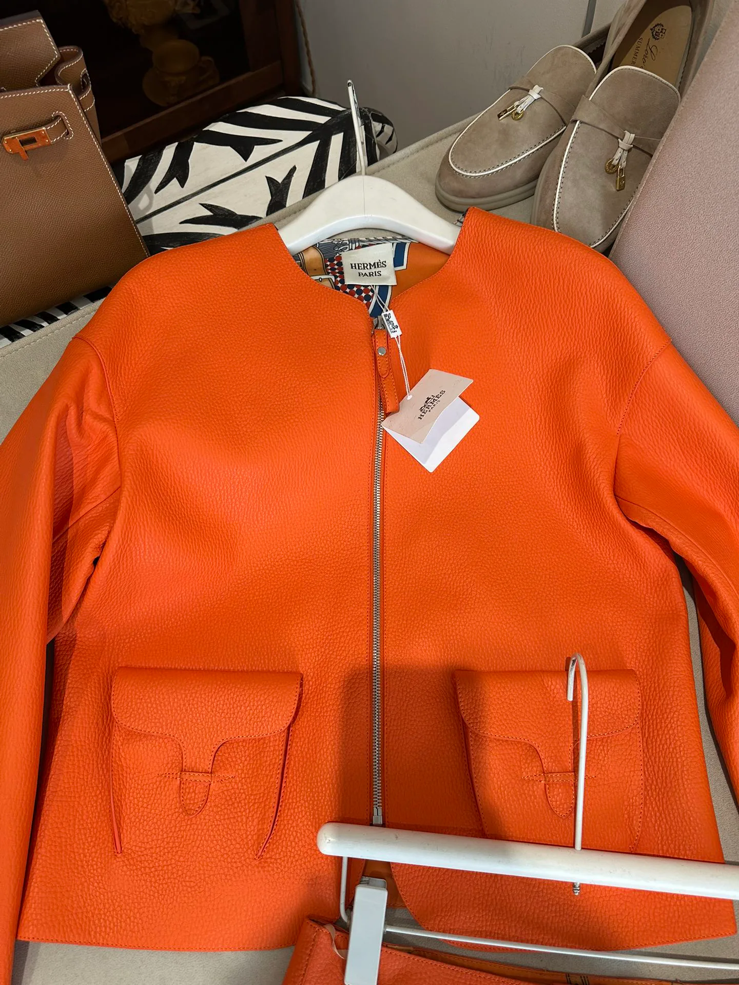 Кожаные Куртки И Дублёнки Женские Hermes 11460694