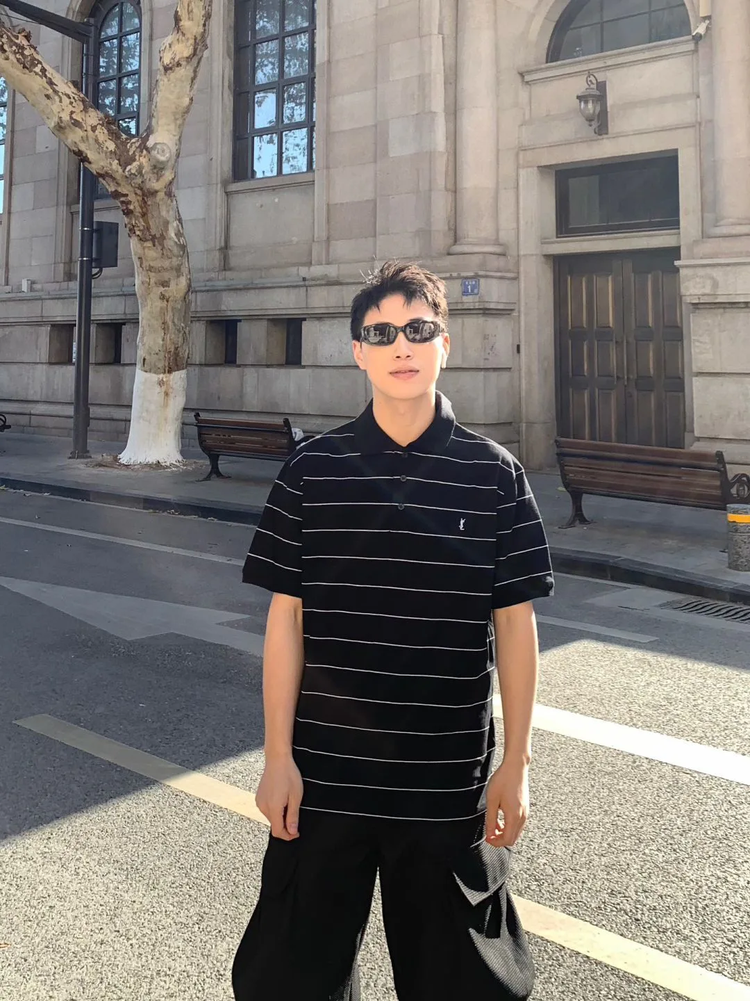 Футболки Мужские Saint Laurent 1265359