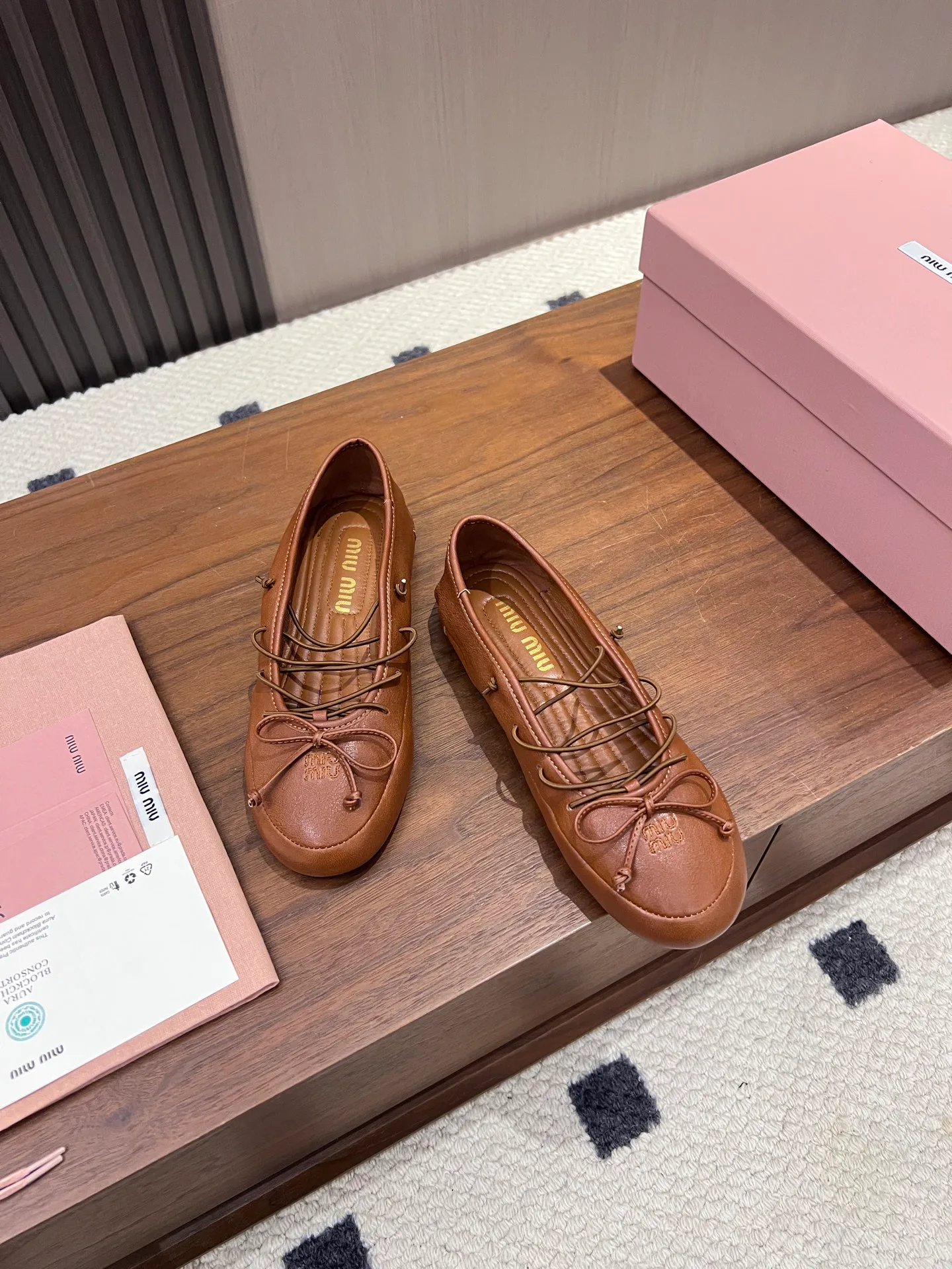 Балетки Женские Miu Miu 12156486