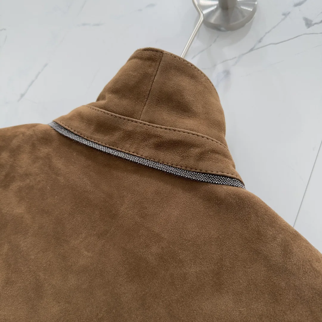 Кожаные Куртки И Дублёнки Женские Brunello Cucinelli 10268073