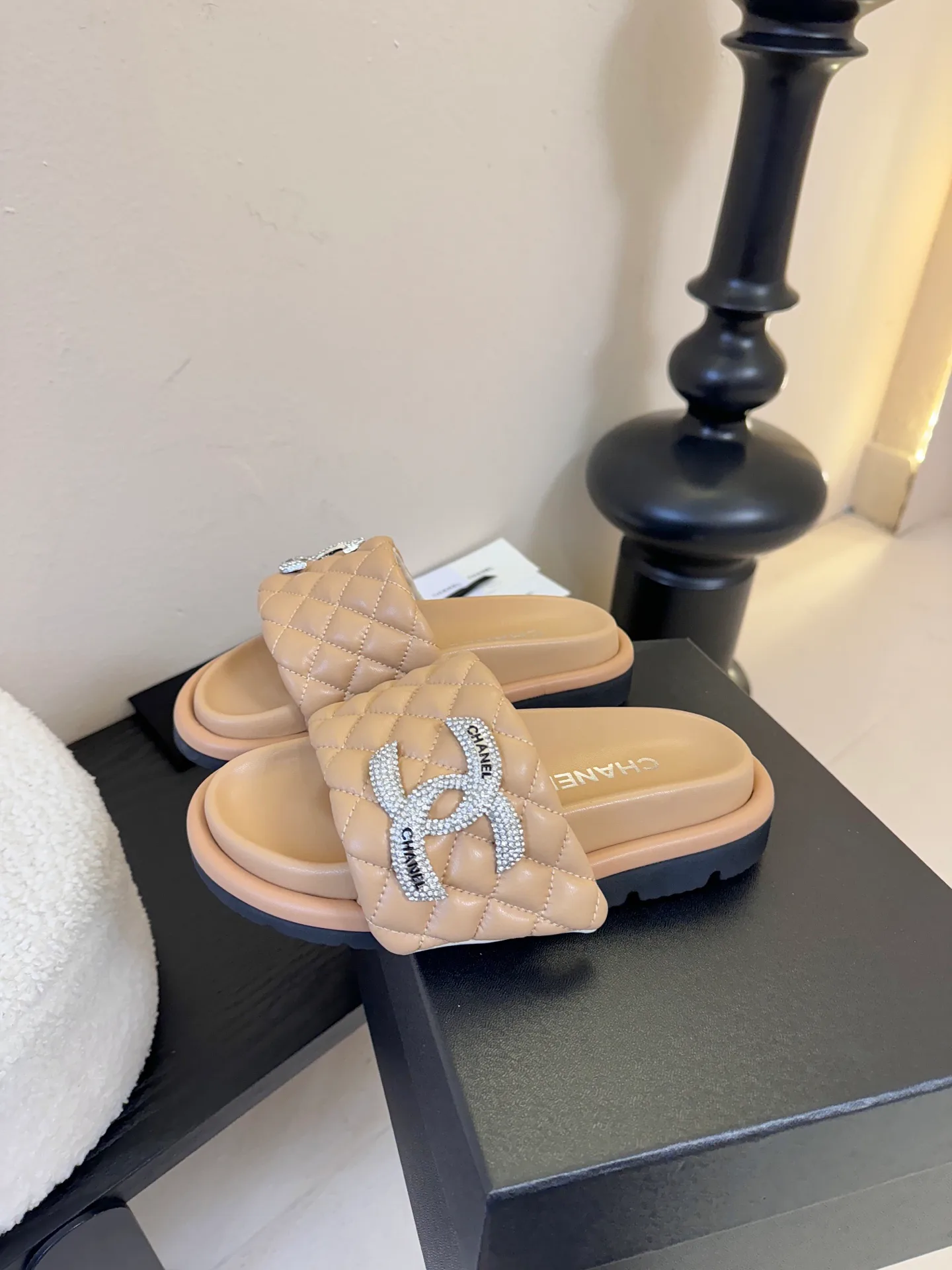 Шлепанцы Женские Chanel 1590886