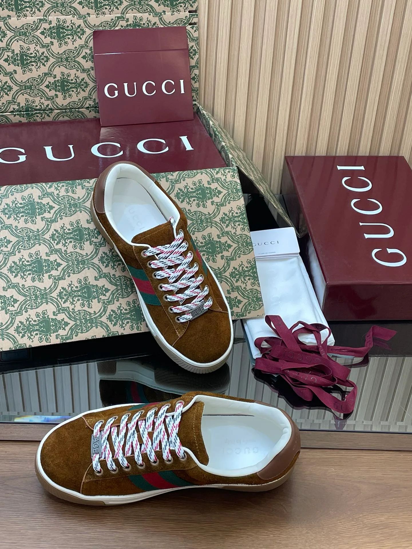 Кроссовки Мужские Gucci 3443597