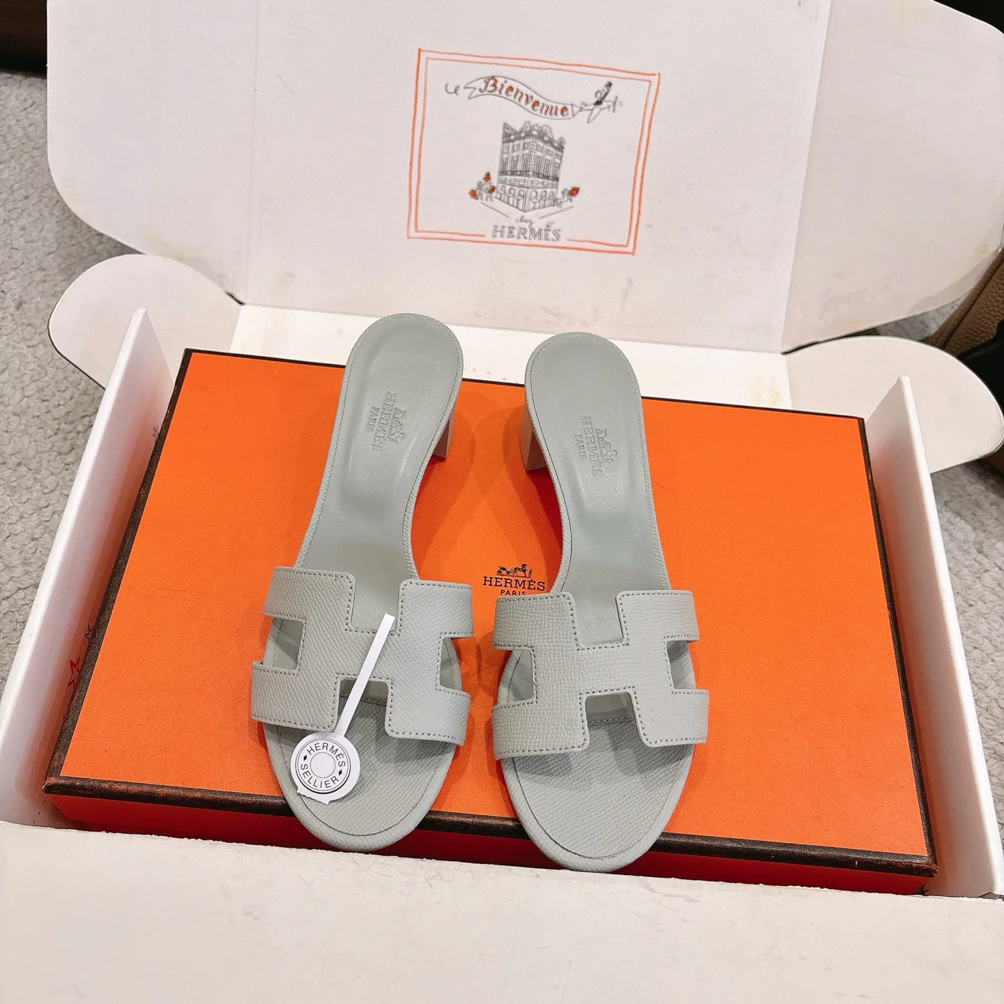 Шлепанцы Женские Hermes 11246079