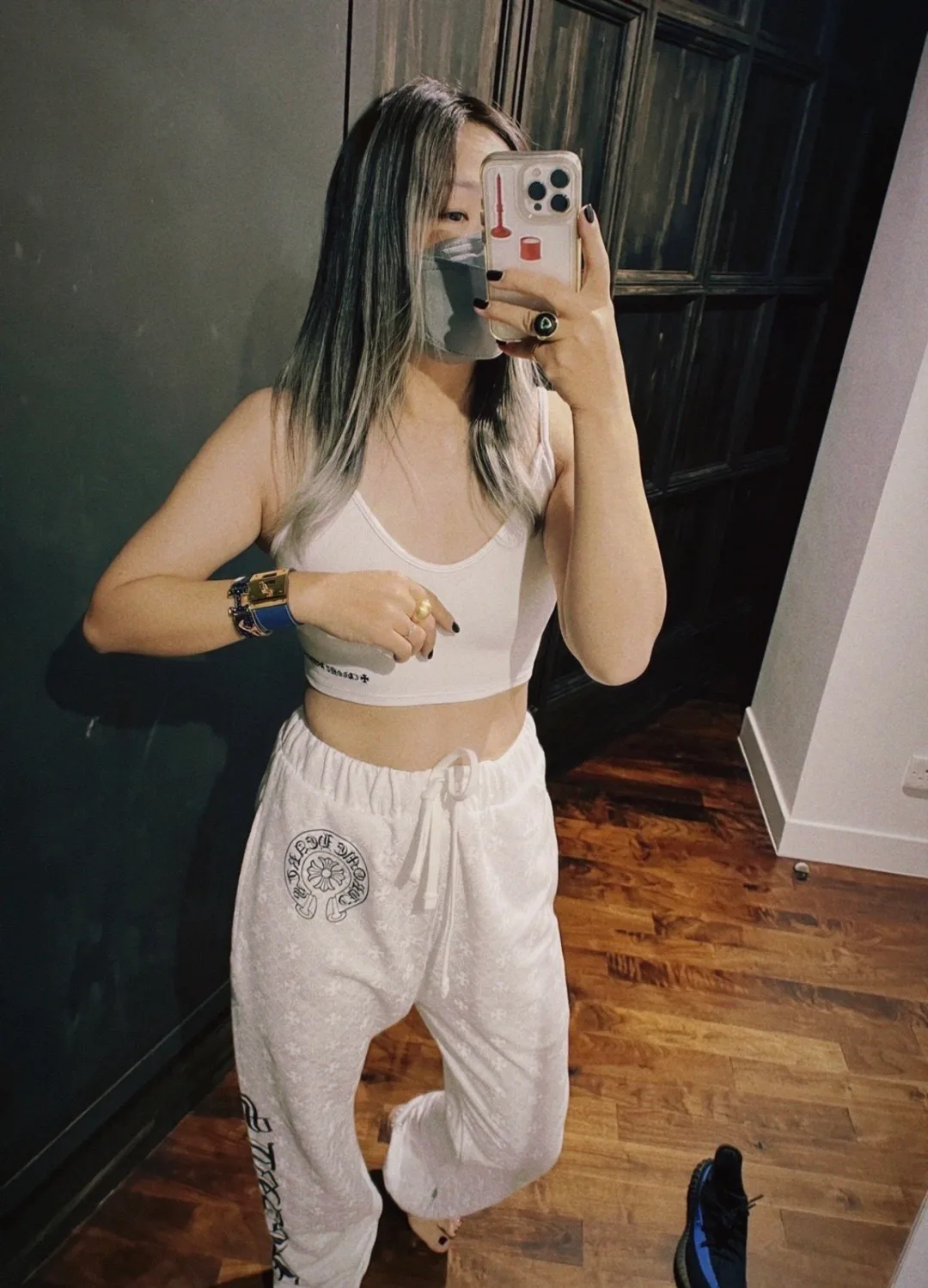 Брюки Женские Chrome Hearts 11188363