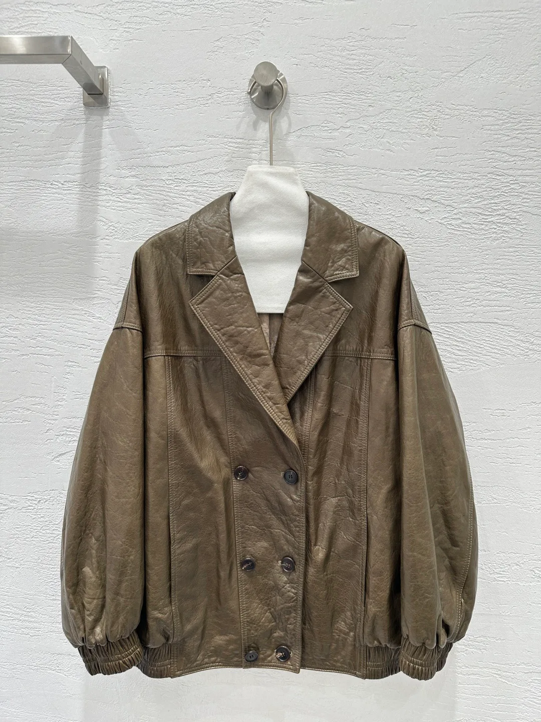 Кожаные Куртки И Дублёнки Женские Brunello Cucinelli 13431935