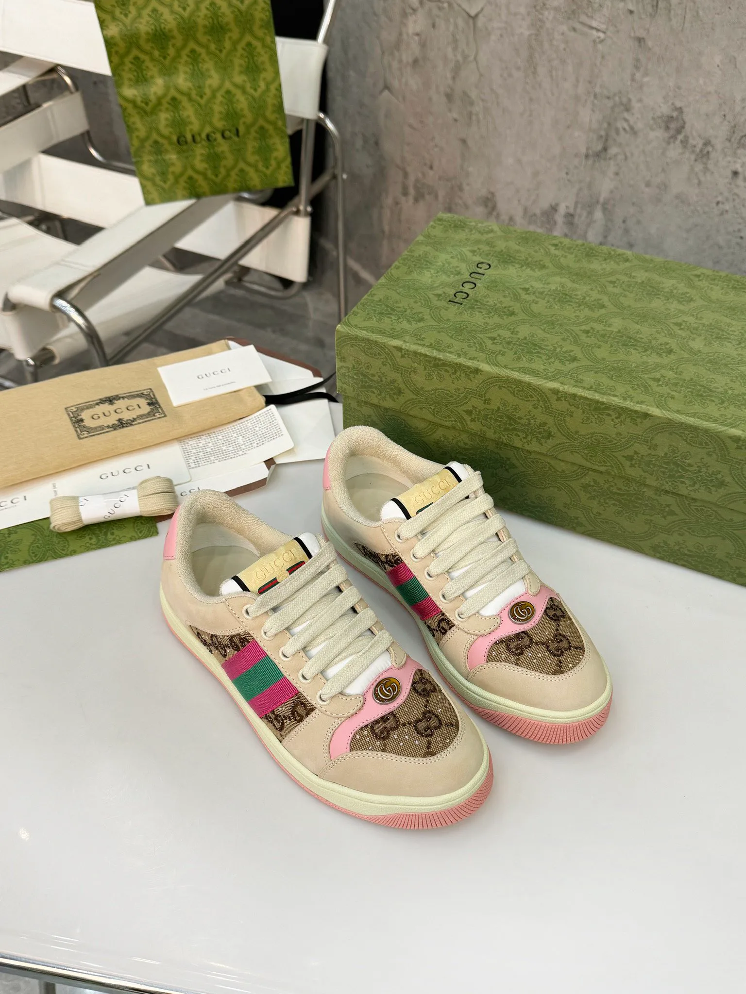 Кроссовки Женские Gucci 1257872