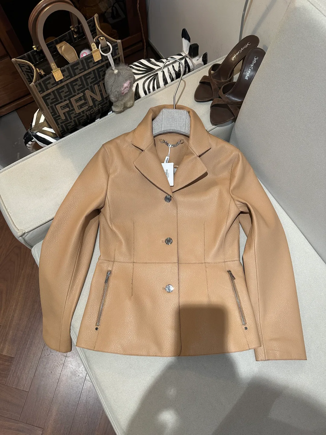 Кожаные Куртки И Дублёнки Женские Hermes 14723786