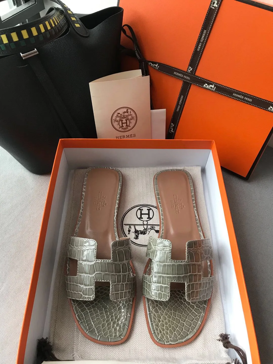 Шлепанцы Женские Hermes 3967602